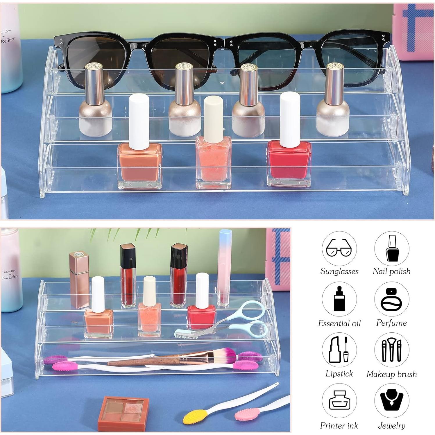 Organizador Acrílico Jetec para Gafas y Cosméticos - 2 Pcs