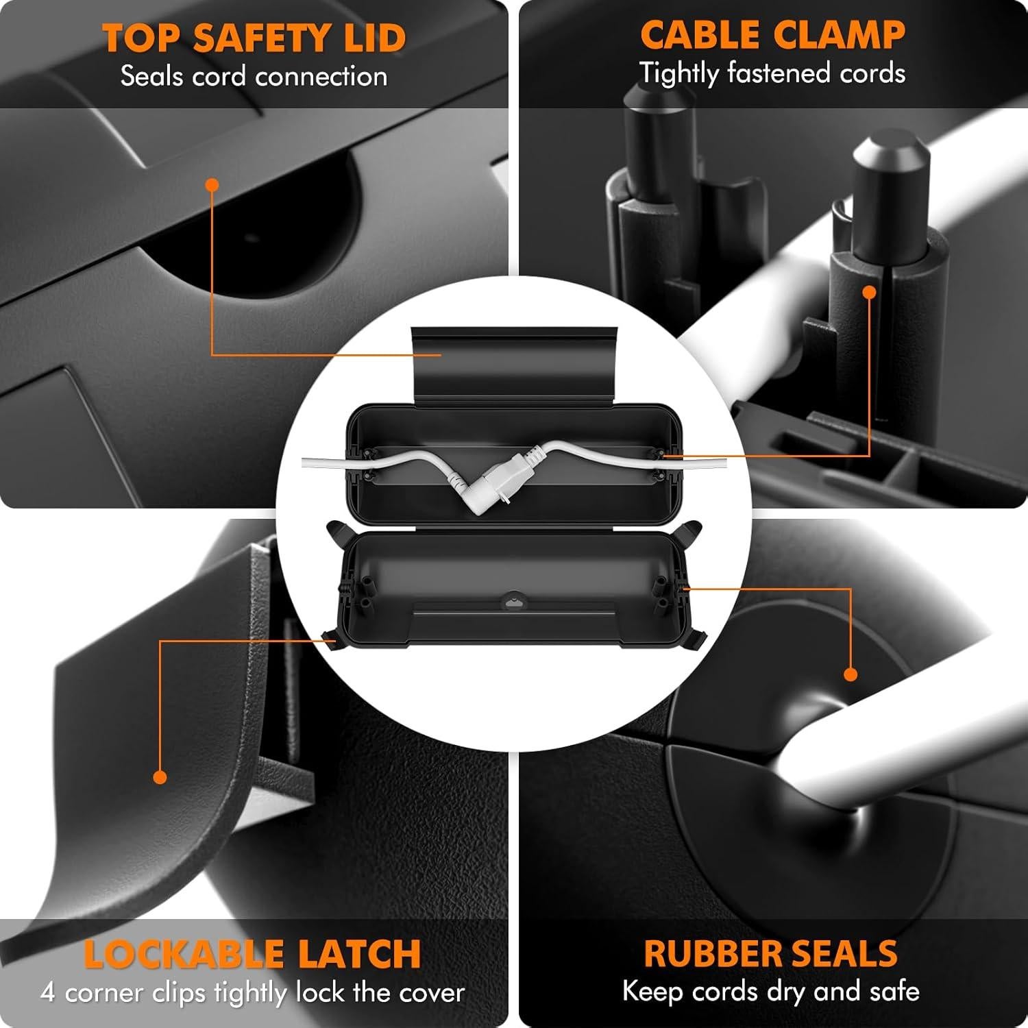 Caja de Conexión Impermeable Restmo 31.75x21.59cm Negra