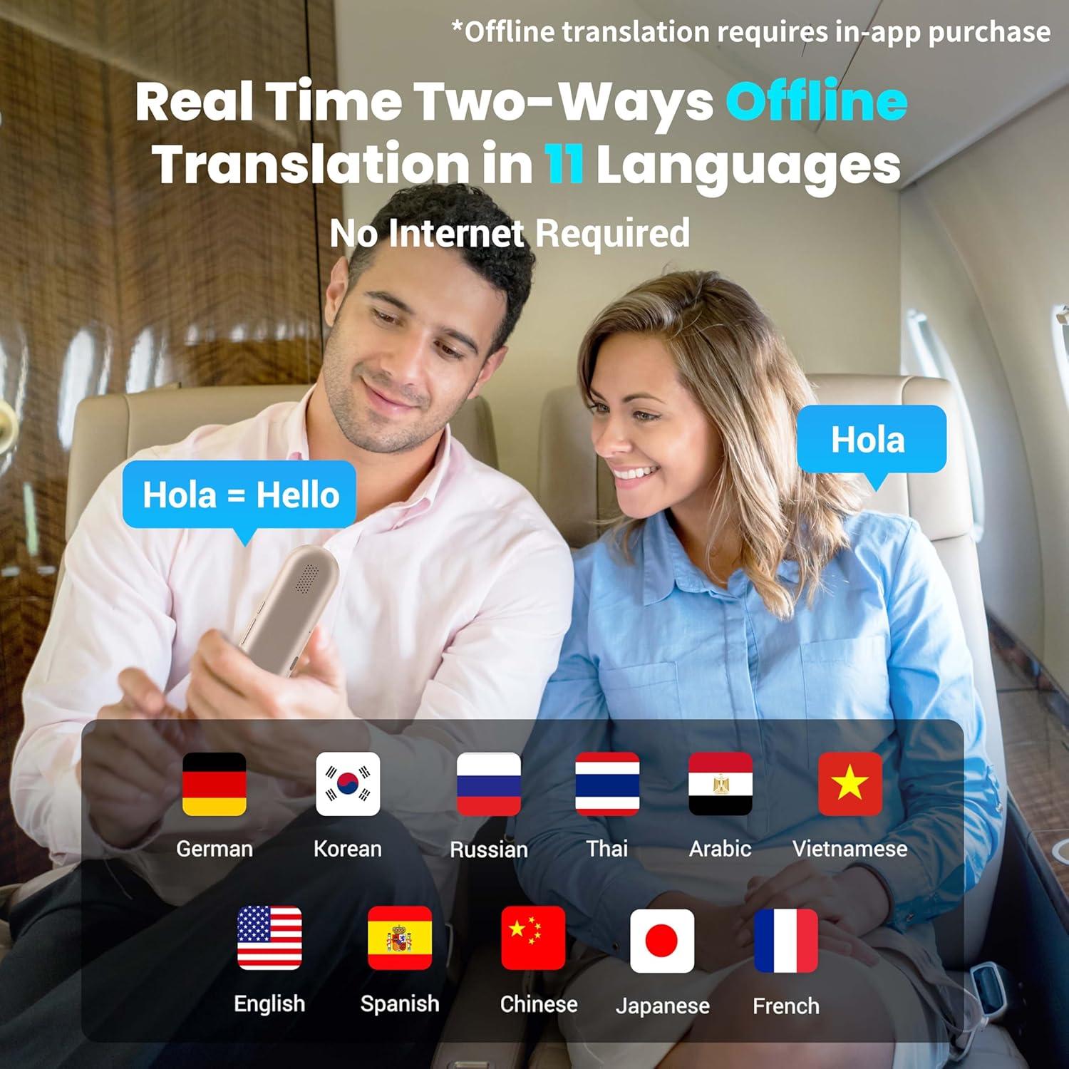 Traductor de Idiomas ANFIER G9 AI - 144 Idiomas, Offline 11