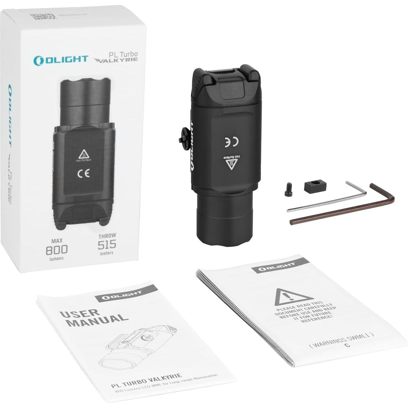 Linterna Táctica OLIGHT PL Turbo 800 Lúmenes 515 Metros