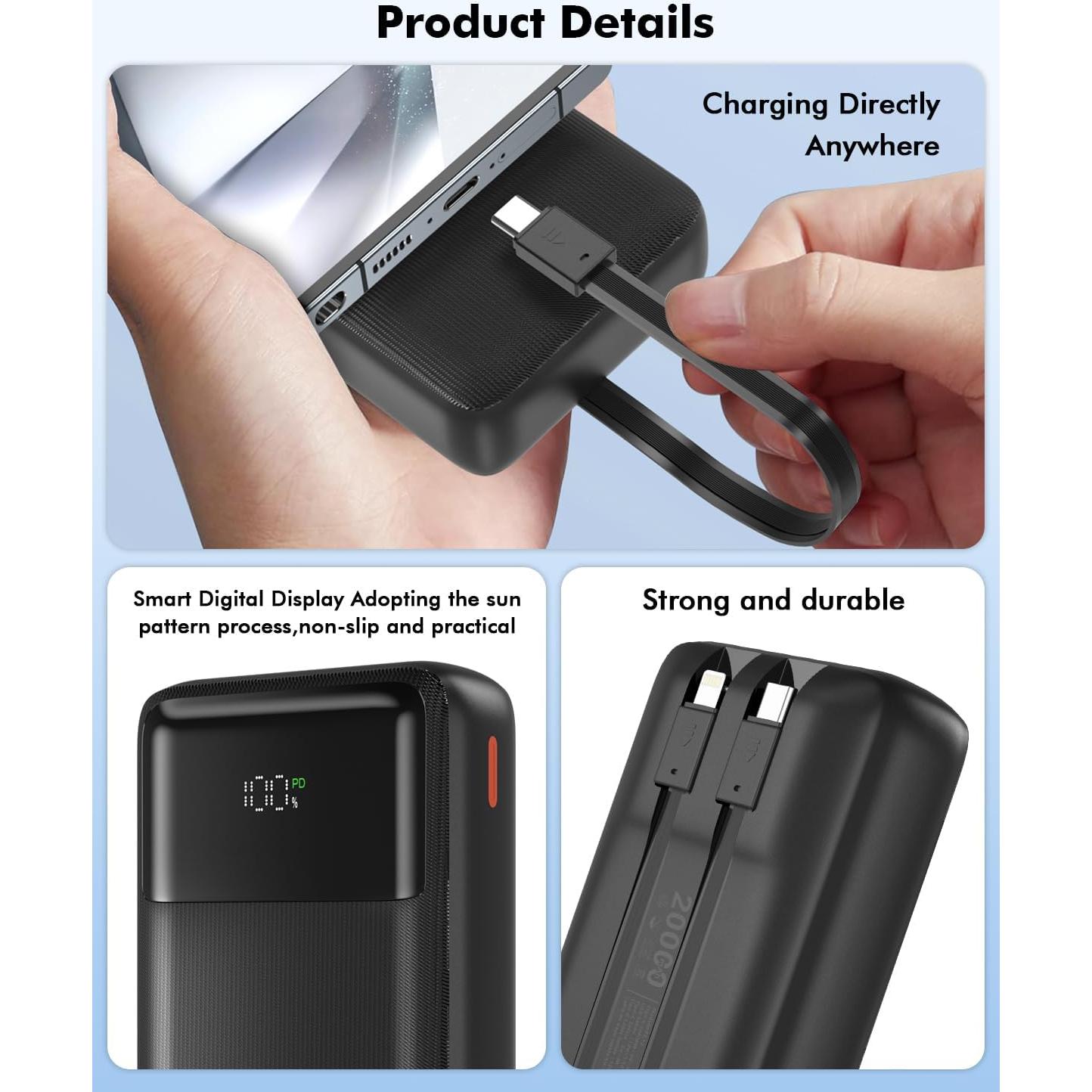 Banco de Energía 20000mAh DongGuan Carga Rápida 22.5W