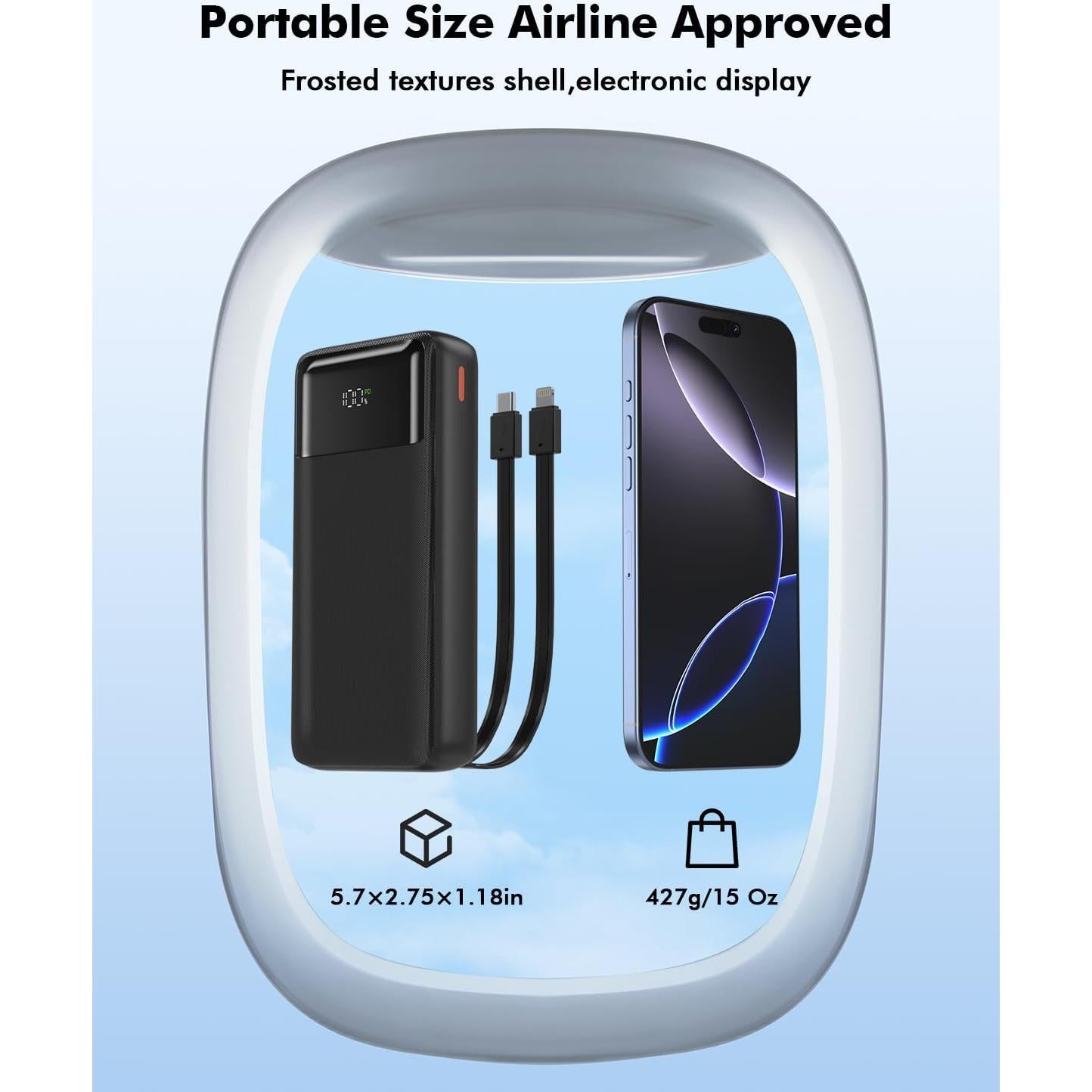 Banco de Energía 20000mAh DongGuan Carga Rápida 22.5W