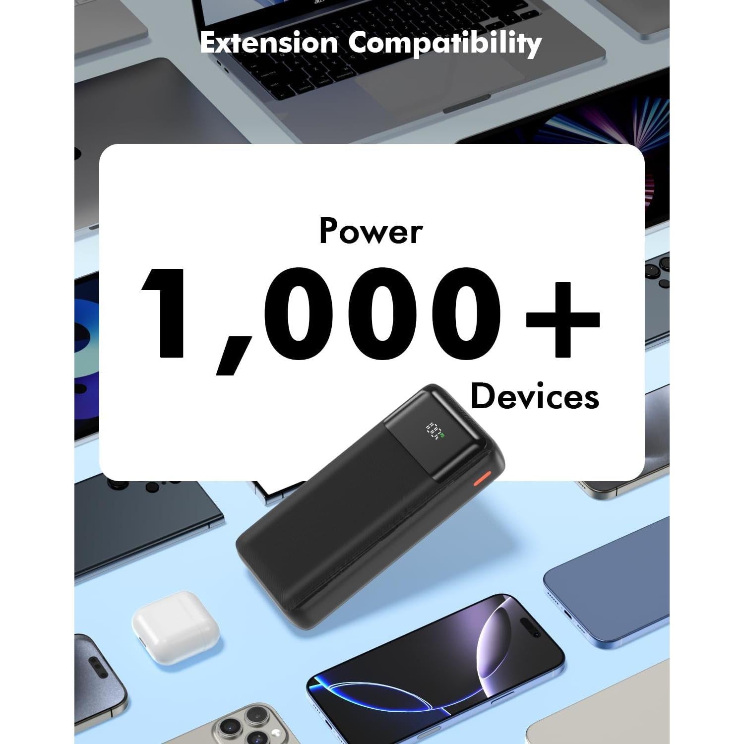 Banco de Energía 20000mAh DongGuan Carga Rápida 22.5W