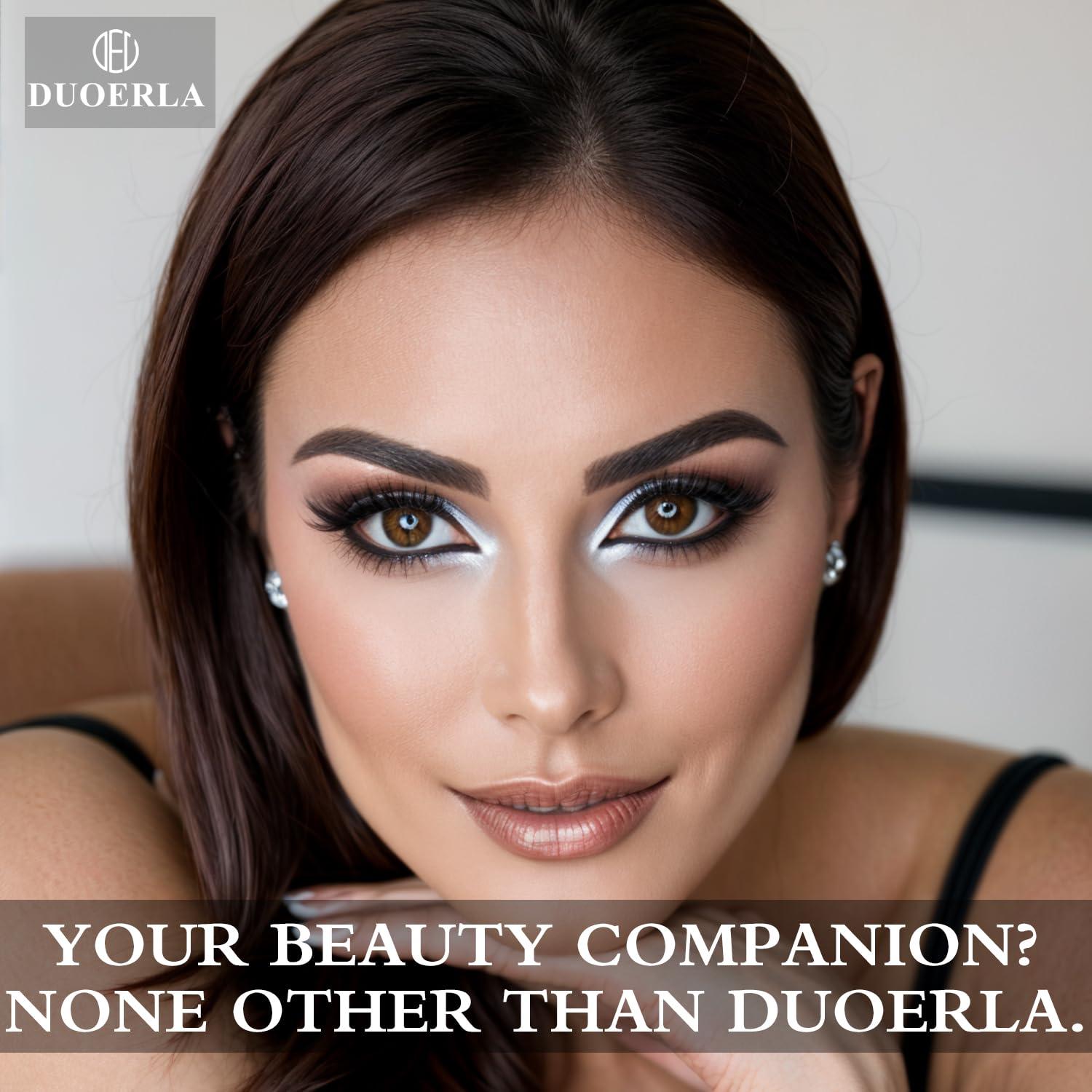 Kit de Pestañas Magnéticas DUOERLA Ojos de Gato 3D 10 Pares