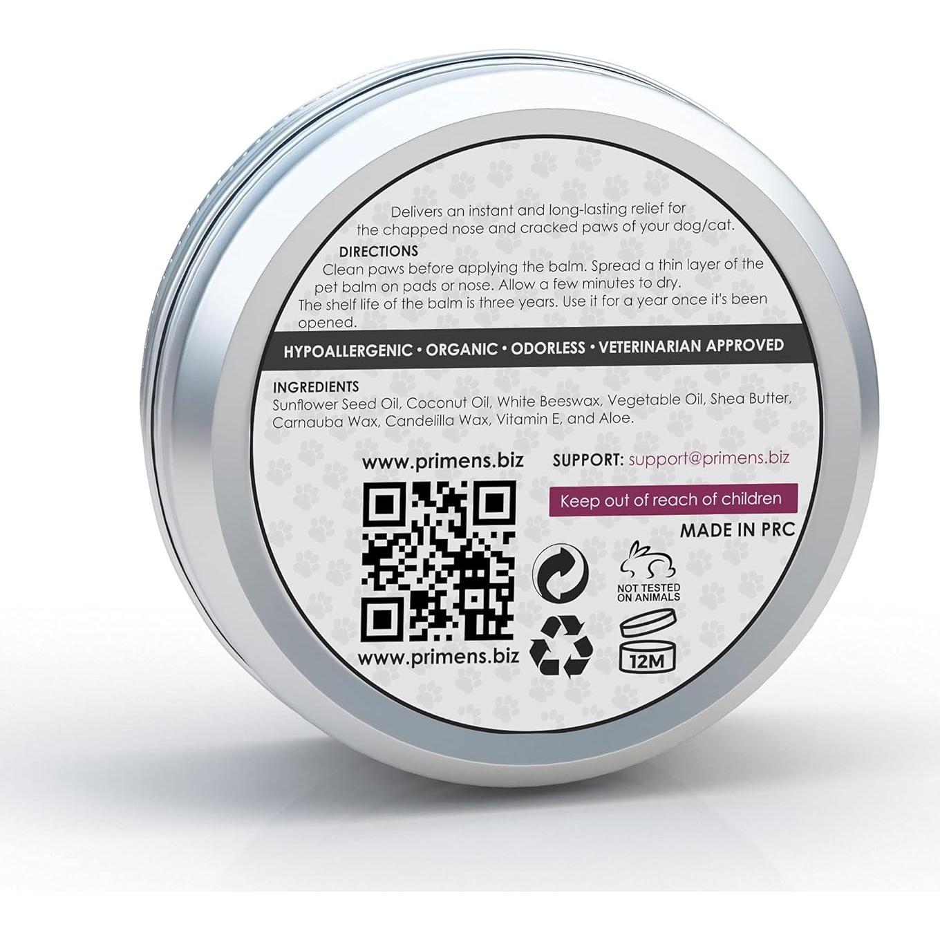 Bálsamo para patas de perro Primens 56.7g - Hidratante seguro