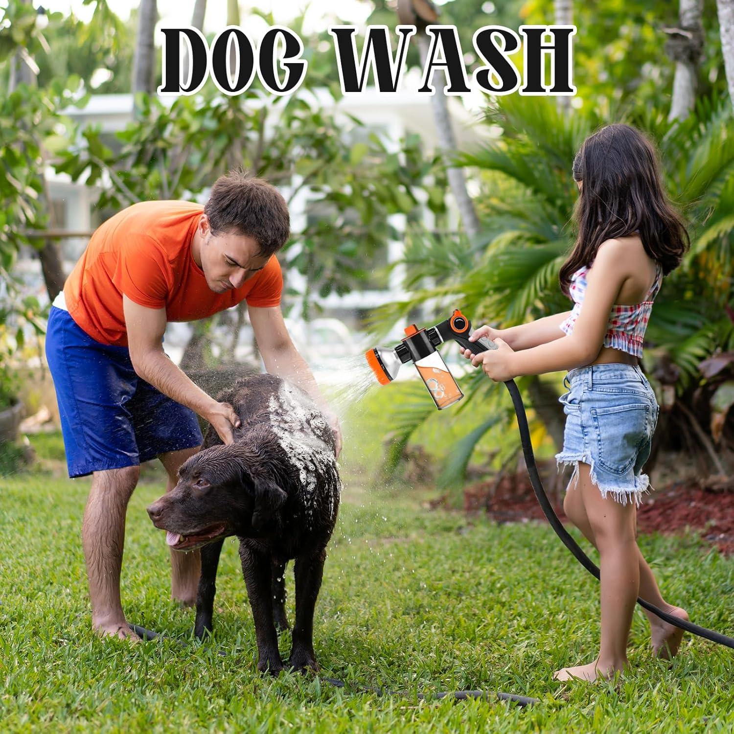 Rociador de Ducha para Perros TRESSON con Jabón y 8 Patrones