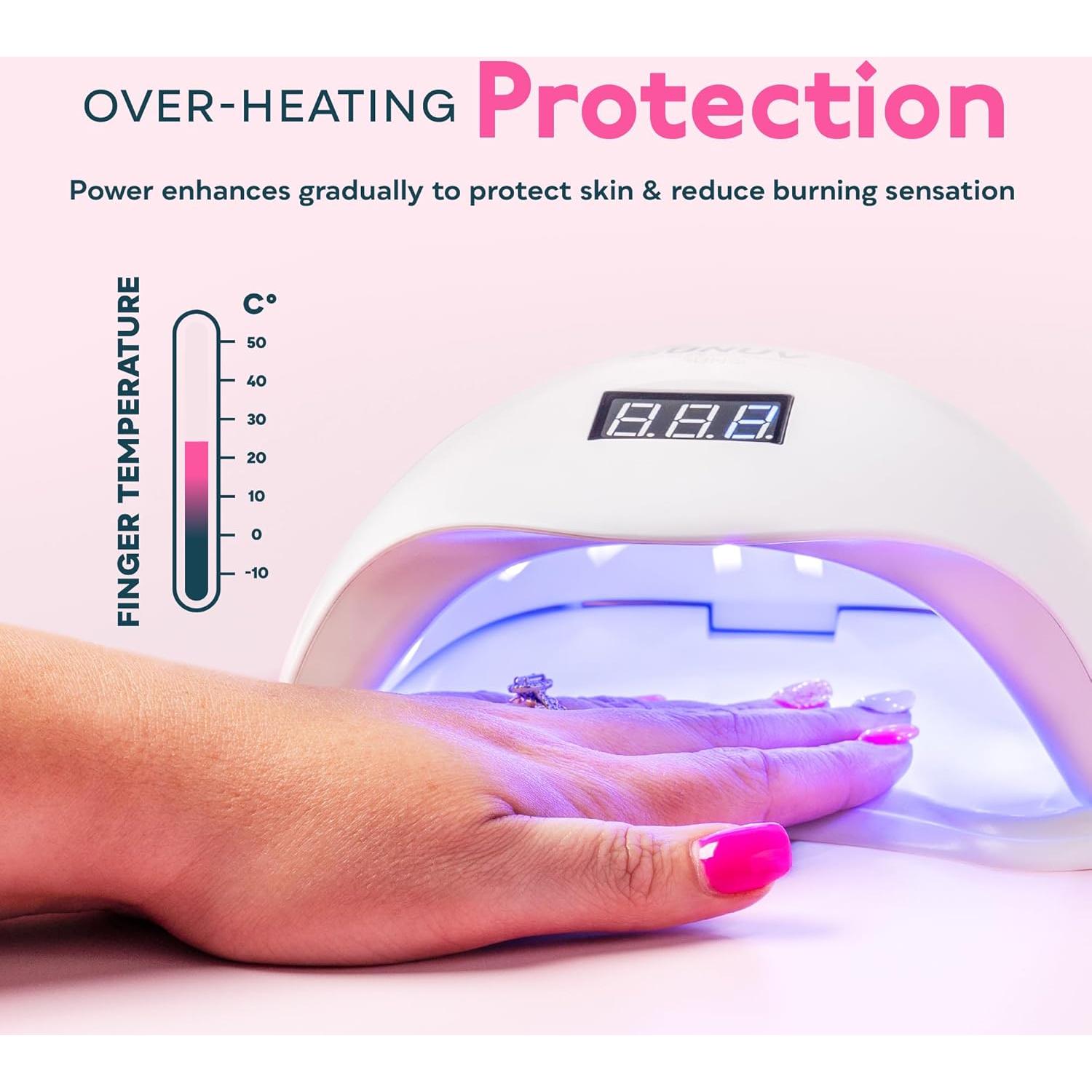 Lámpara UV LED para Uñas SUNUV SUN5, 4 Temporizadores, 0.56kg