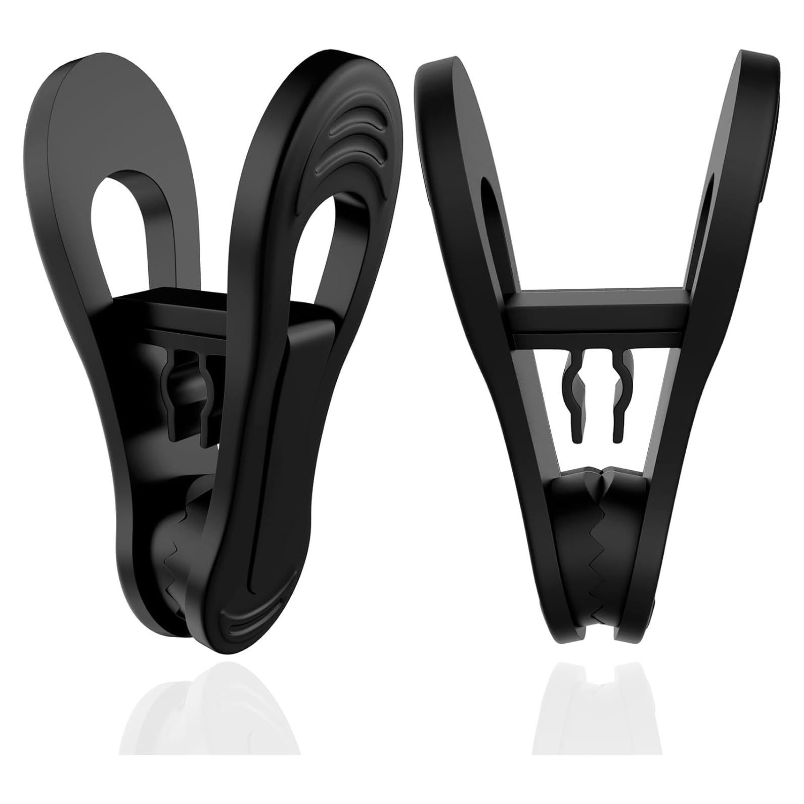 Pinzas de Percha TOFIIGREM Negras 30 PCS Antideslizantes