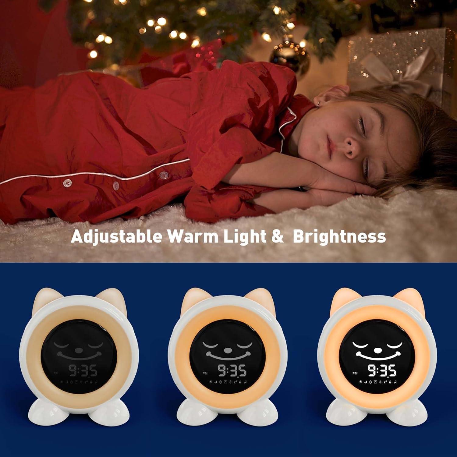 Reloj Despertador Infantil I·CODE A100 con Luz Nocturna