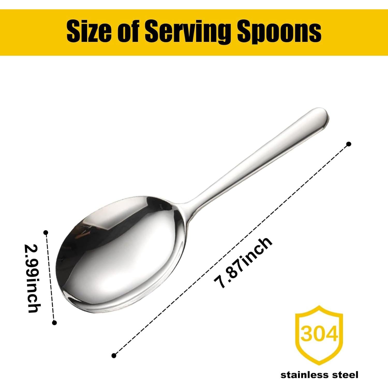 Cuchara de Servir Acero Inoxidable 20 cm LANGMINGDE Apta Lavavajillas