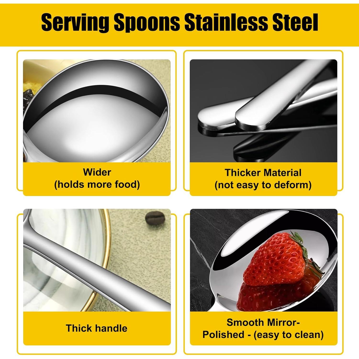 Cuchara de Servir Acero Inoxidable 20 cm LANGMINGDE Apta Lavavajillas