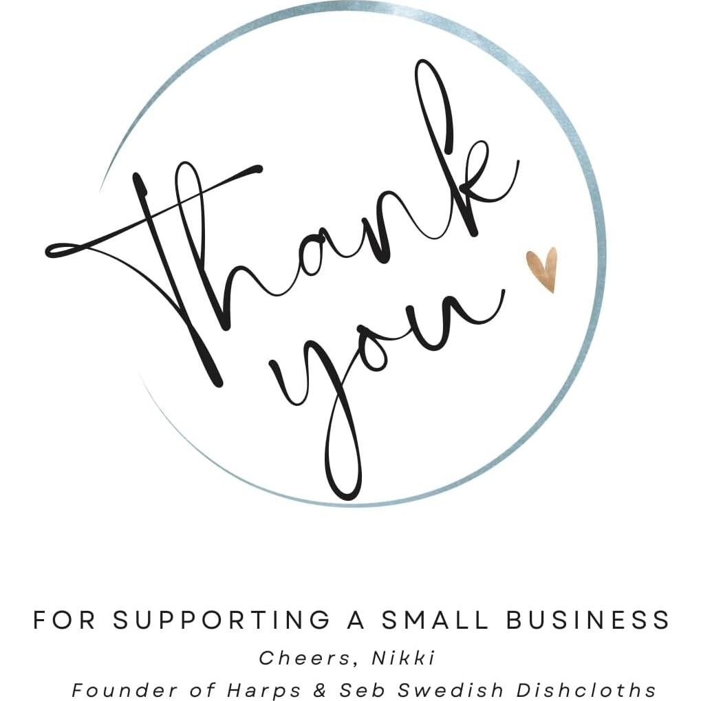 Paños de Cocina Suecos Harps&Seb - Reutilizables y Biodegradables, 5 Piezas