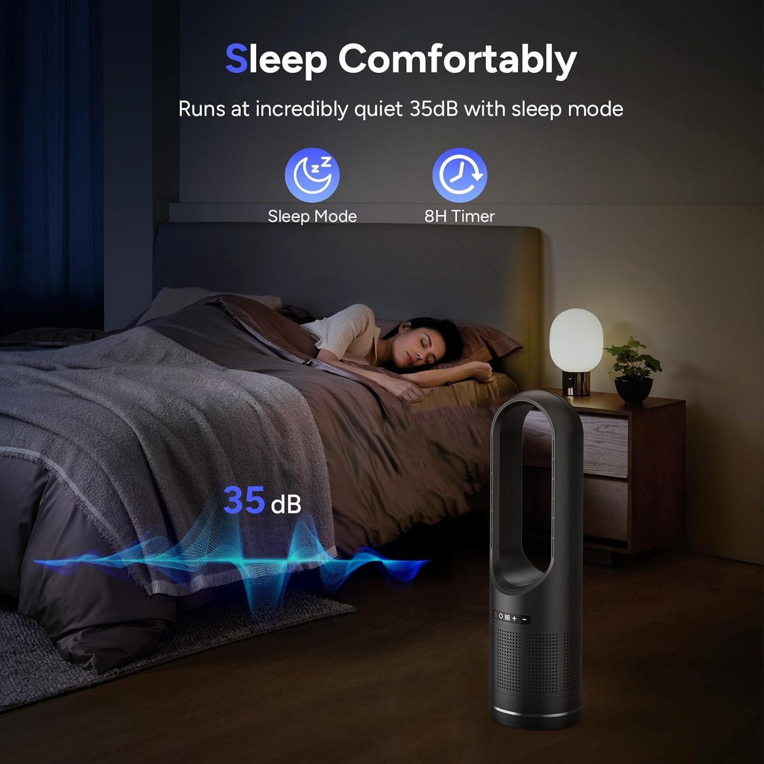 Ventilador Torre Faryuan 80° Oscilante HEPA 6.15 kg