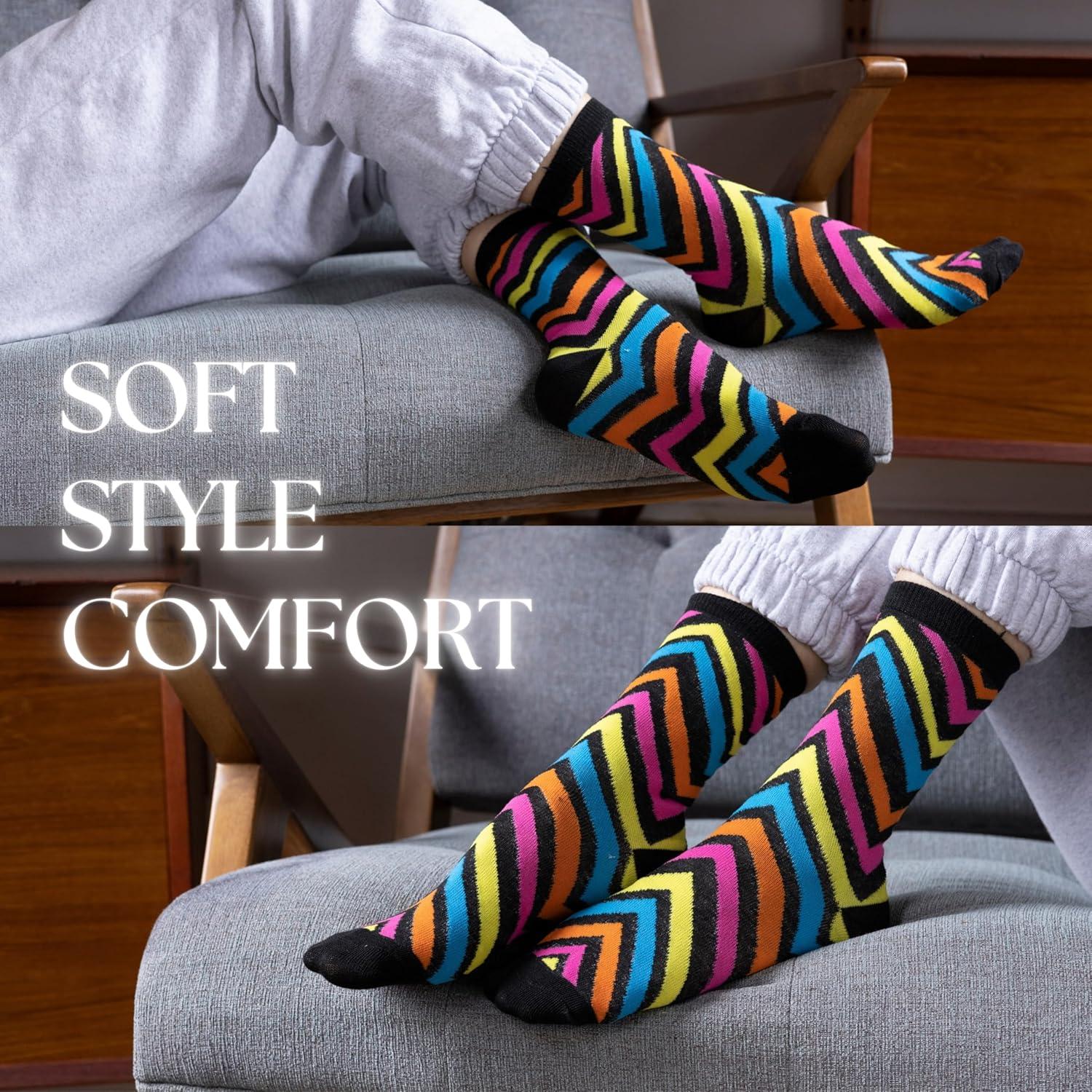 Calcetines de Mujer GH 12 Pares Coloridos Talla 9-11