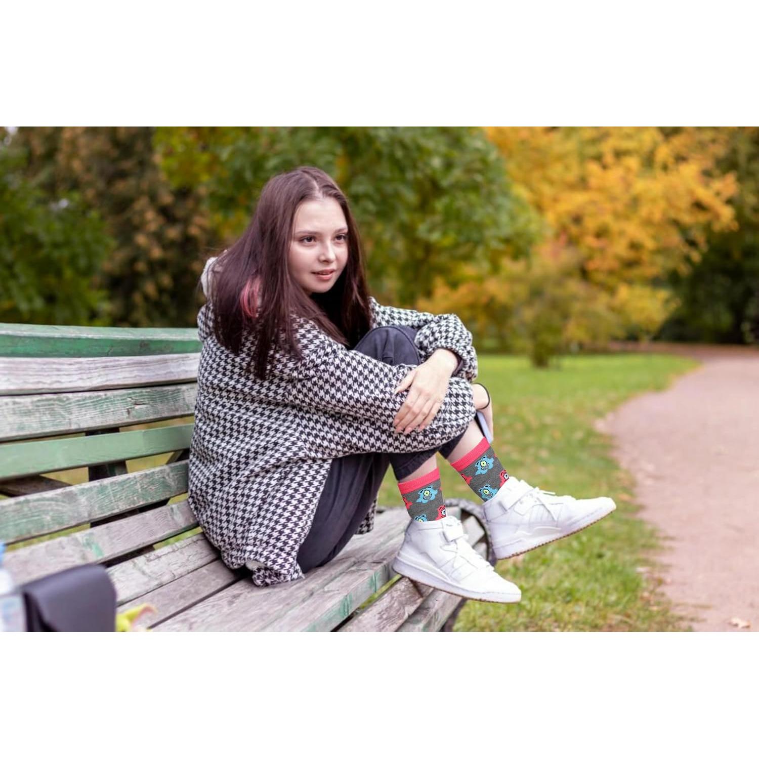 Calcetines de Mujer GH 12 Pares Coloridos Talla 9-11