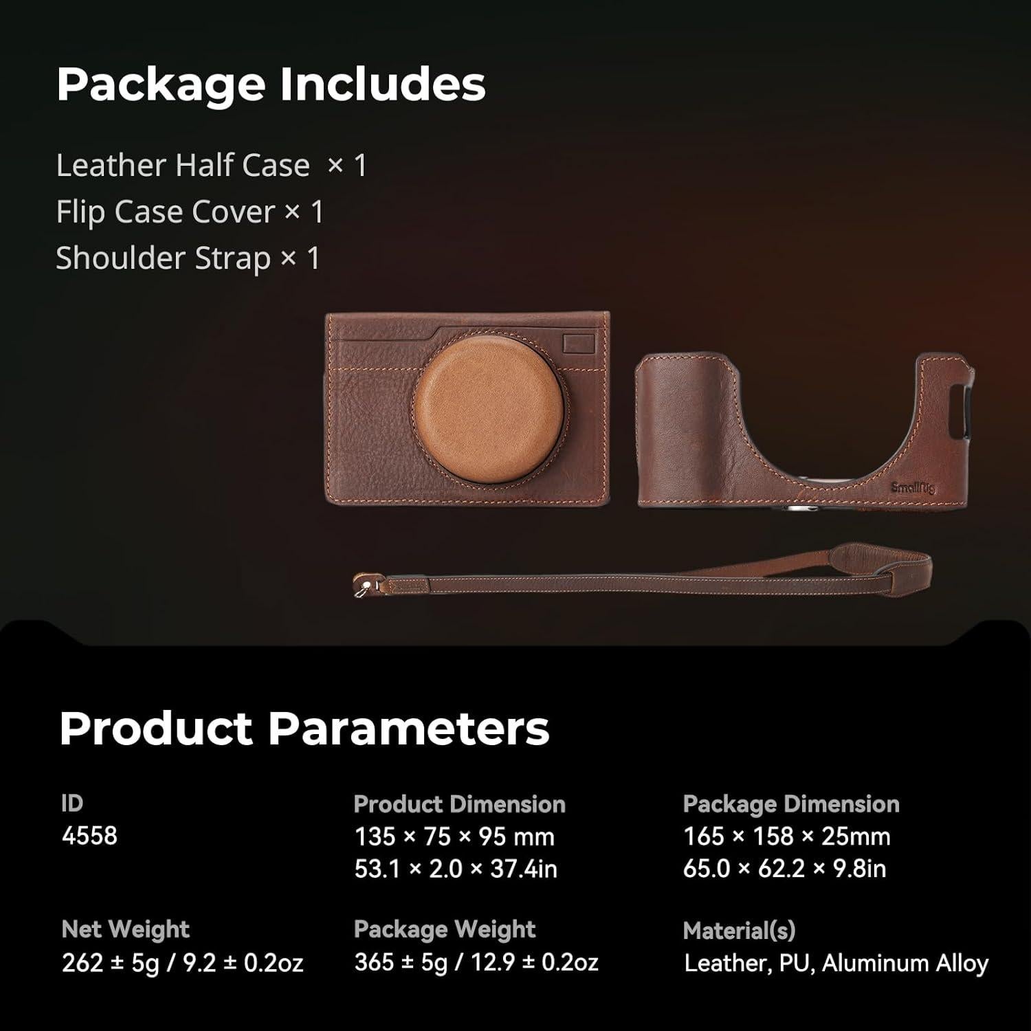 Funda de Cuero SMALLRIG para FUJIFILM X100VI - 4558