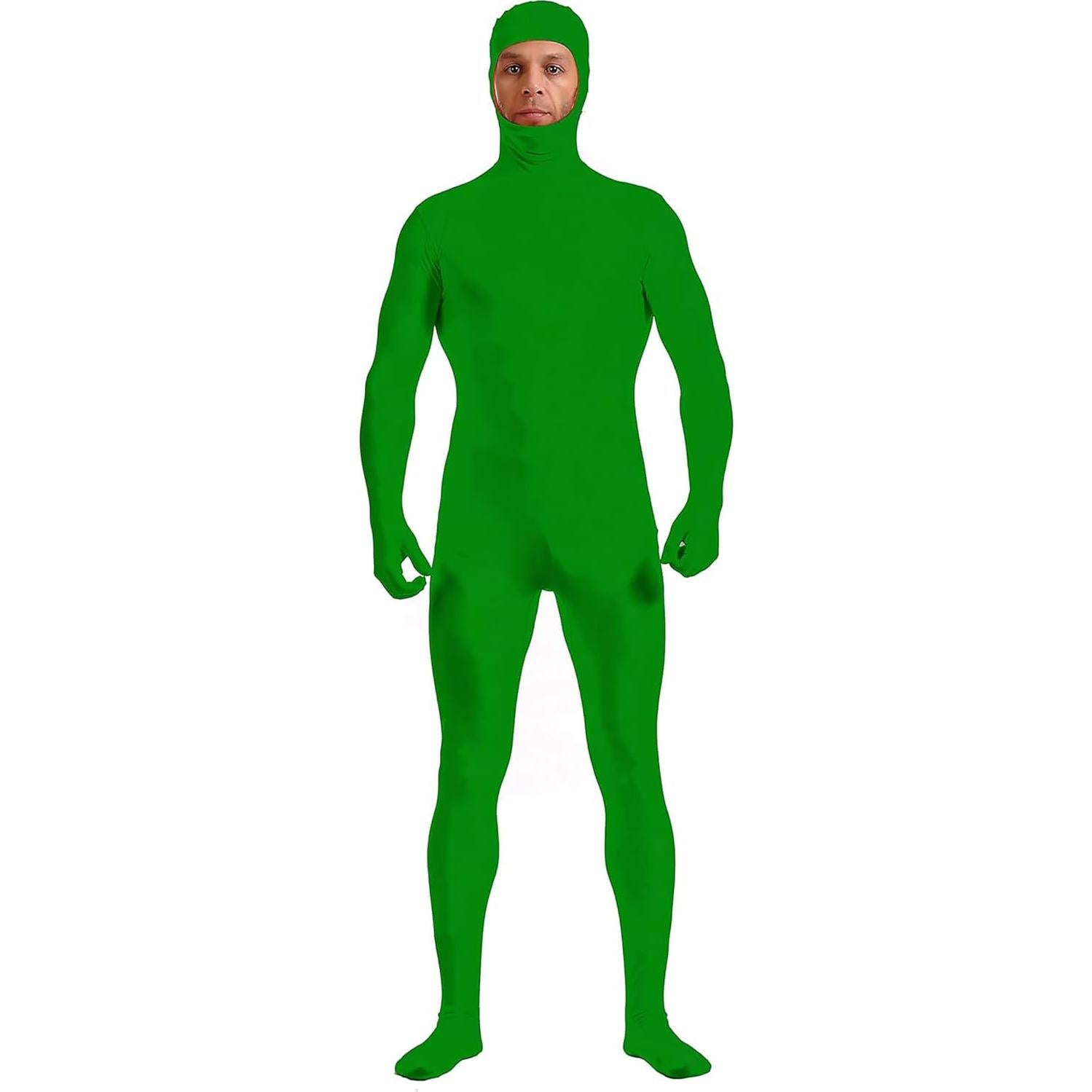 Traje Chromakey Verde Profesional Unisex Talla Grande
