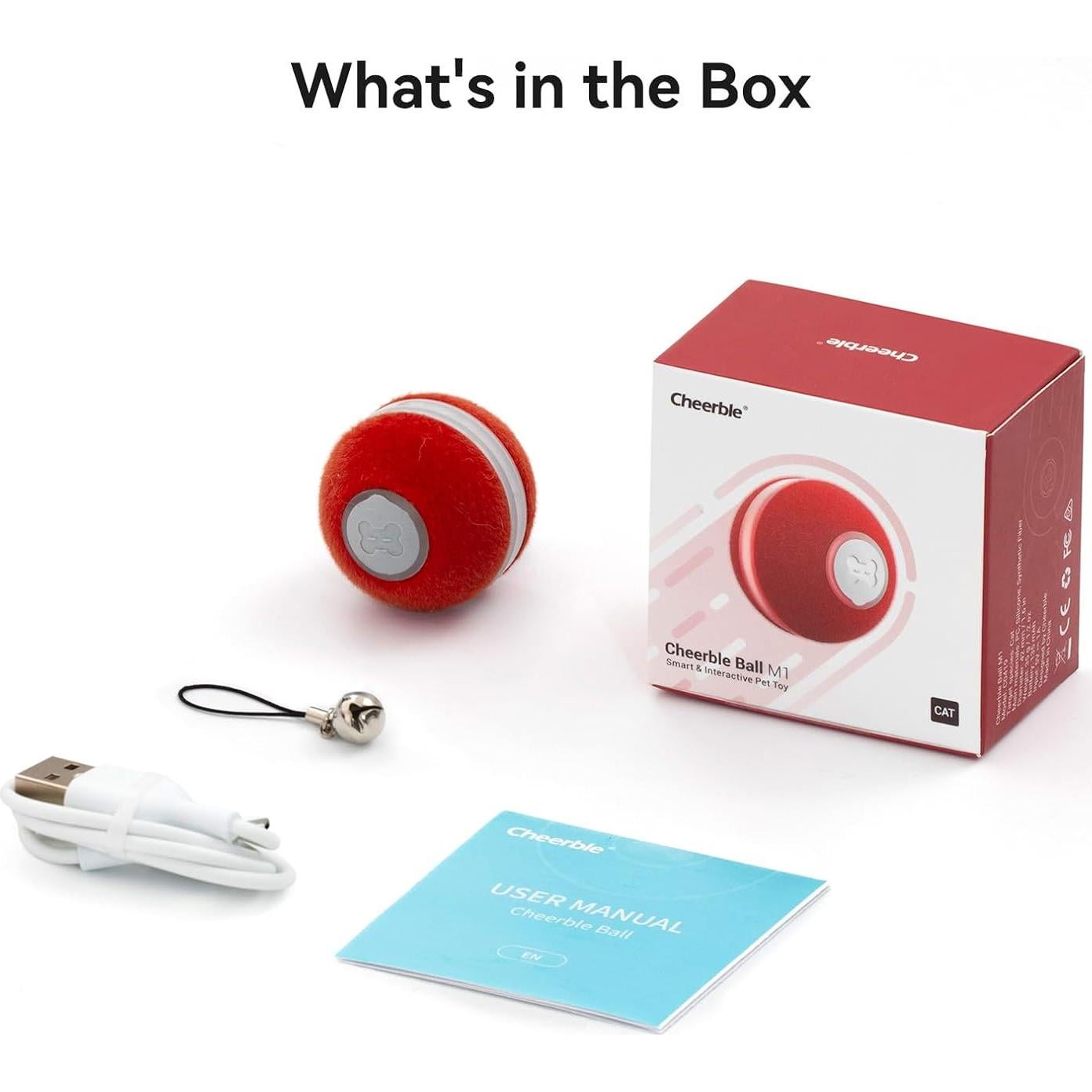 Juguete Interactivo para Gatos Cheerble C0419 Rojo 3 Modos
