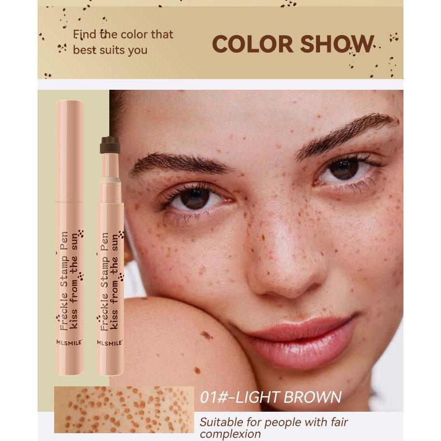 Bolígrafo de Pecas WALULAN Impermeable 2 Pcs Natural