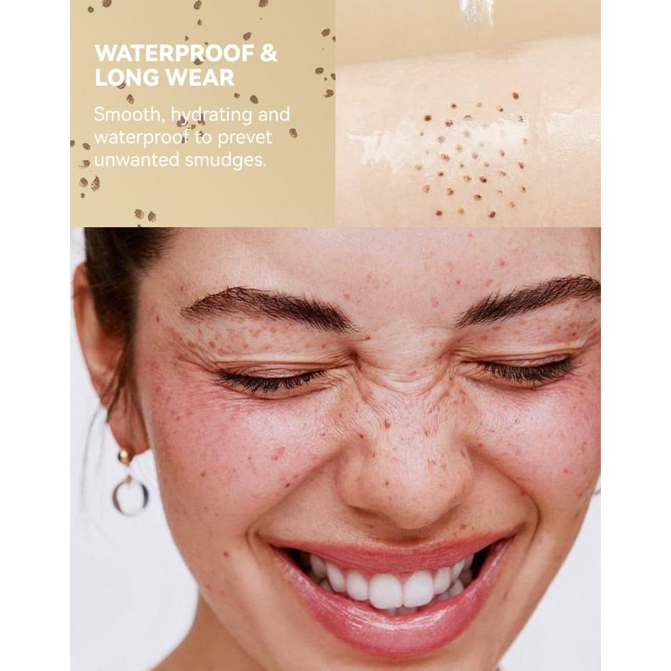 Bolígrafo de Pecas WALULAN Impermeable 2 Pcs Natural