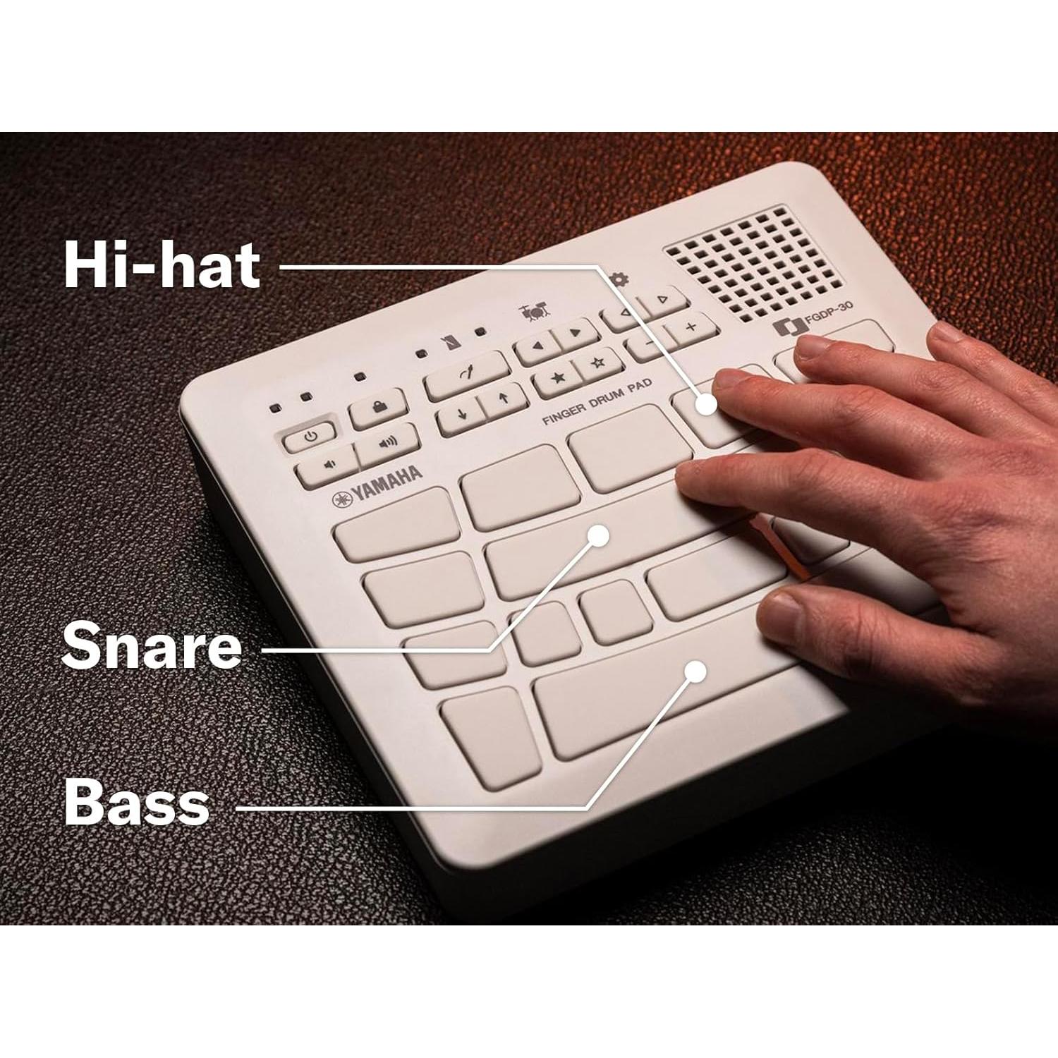 Yamaha Pad de Batería Finger FGDP-30 18 Pads Ergonómicos
