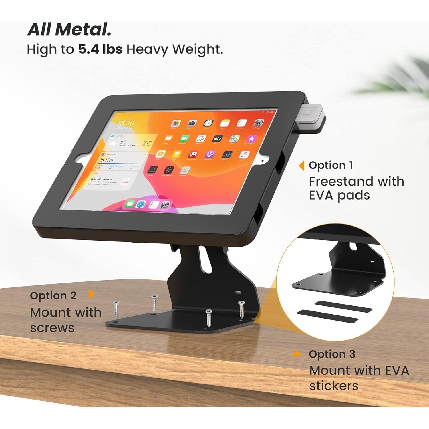 Soporte para Tablet BEELTA iPad 10.2" Gen 7 8 9 Antirrobo