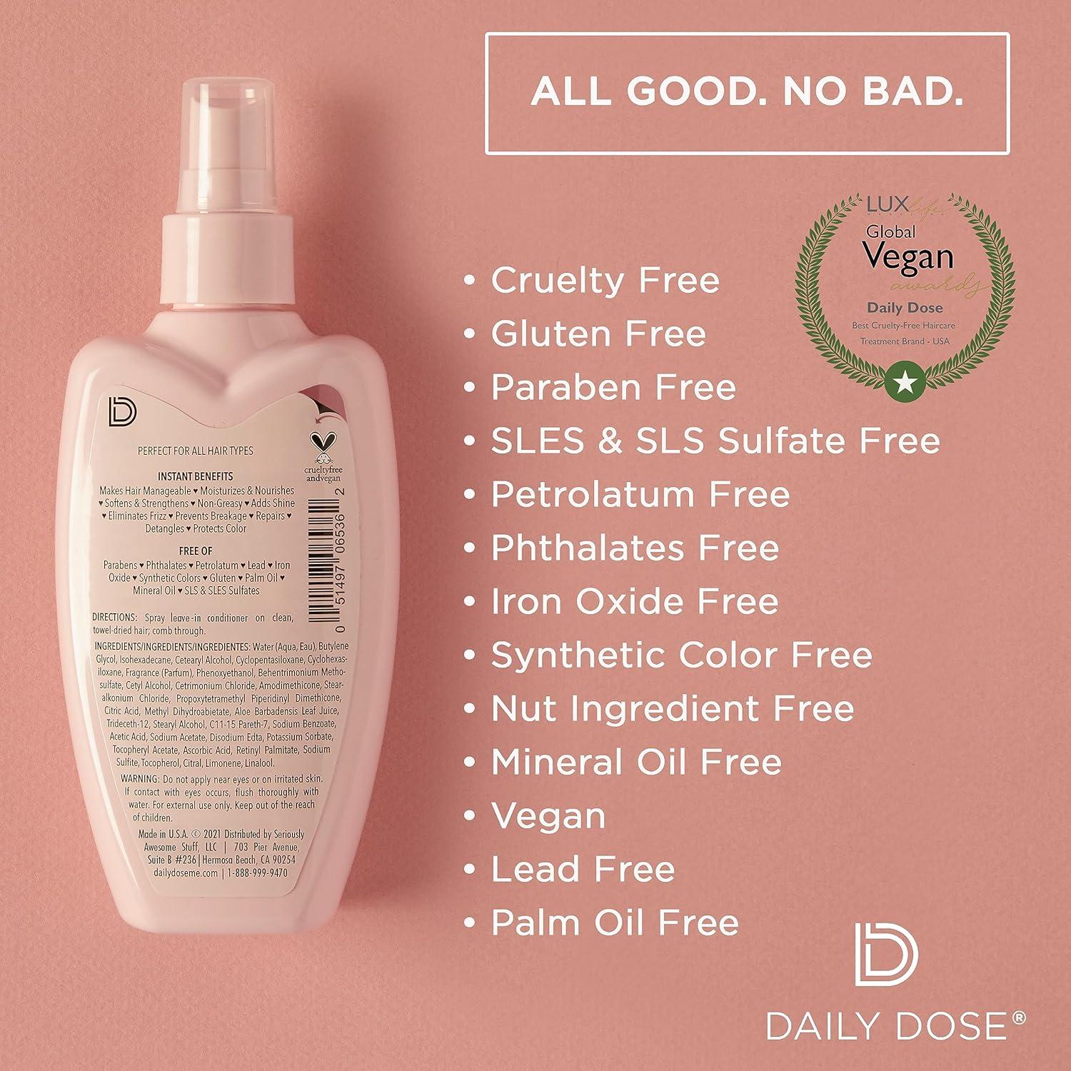 Acondicionador Sin Enjuague Daily Dose 250ml Hidratante Vegano