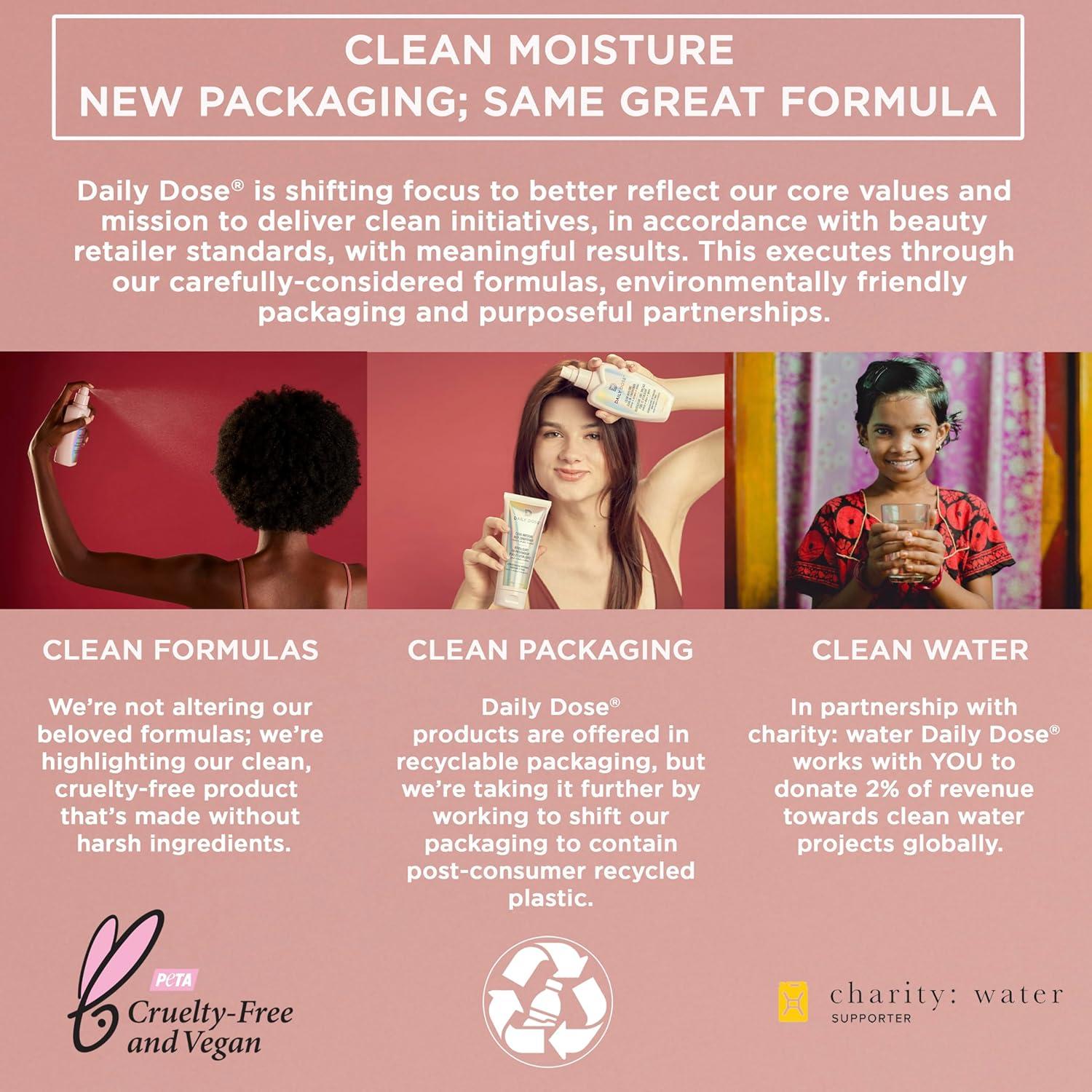 Acondicionador Sin Enjuague Daily Dose 250ml Hidratante Vegano