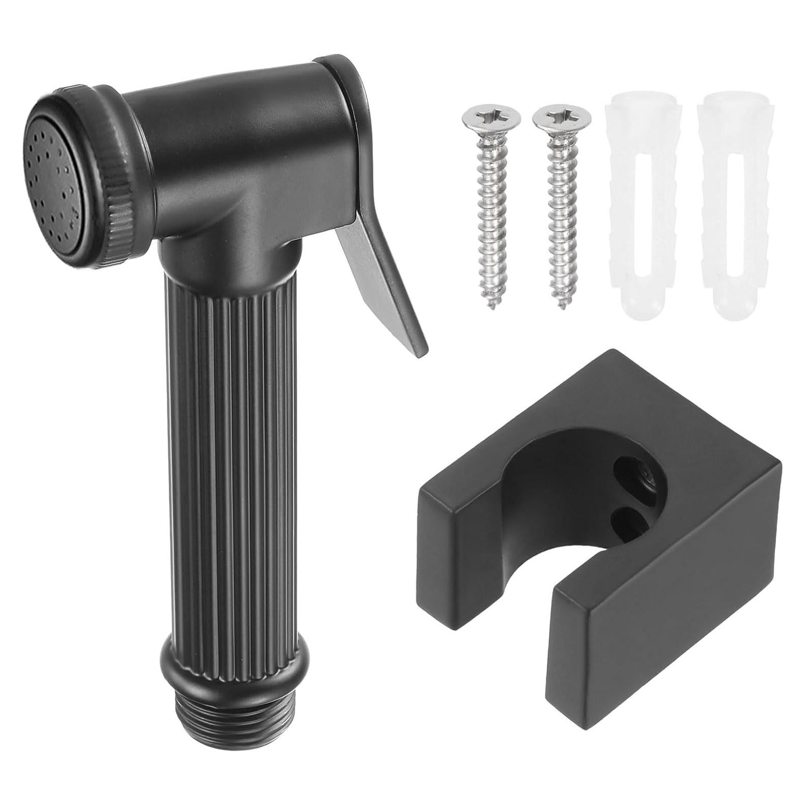 Rociador de Bidet de Mano uxcell Negro con Control de Agua