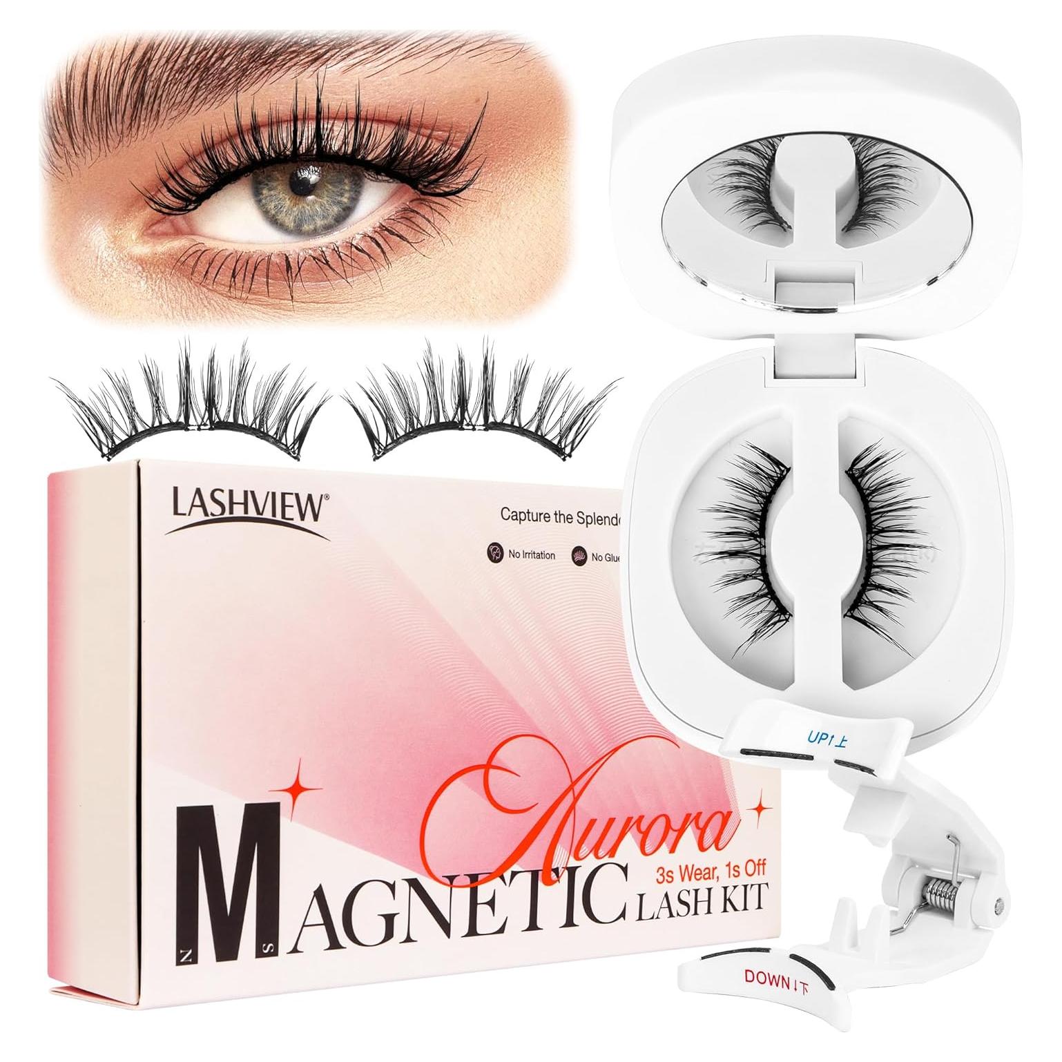 Pestañas Magnéticas LASHVIEW A03 Reutilizables Naturales 99g