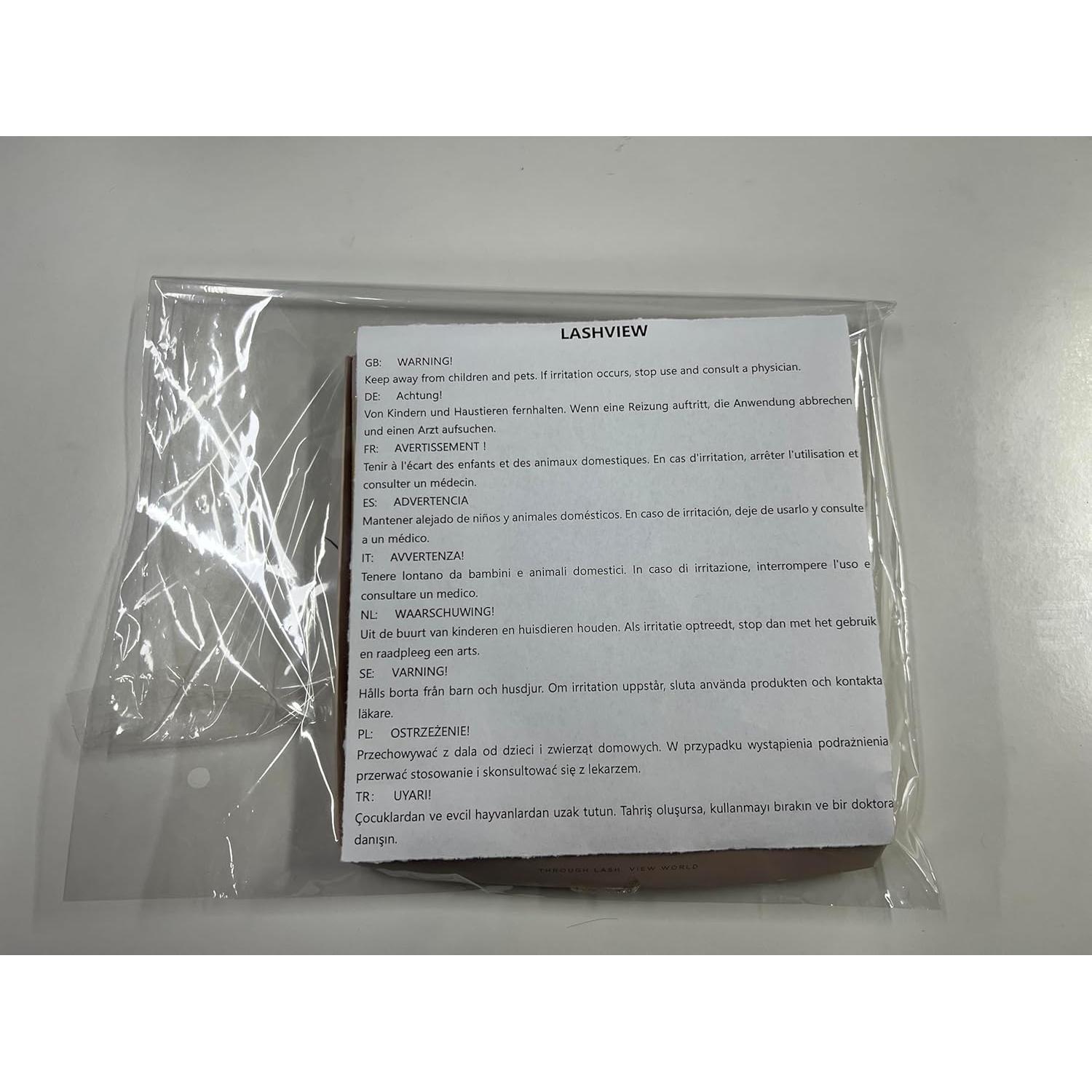 Pestañas Magnéticas LASHVIEW A03 Reutilizables Naturales 99g