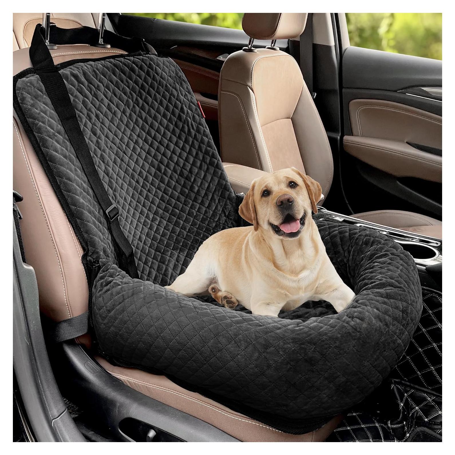 Asiento de Coche para Perros MagicFox FJS-B Negro 50.8x50.8 cm