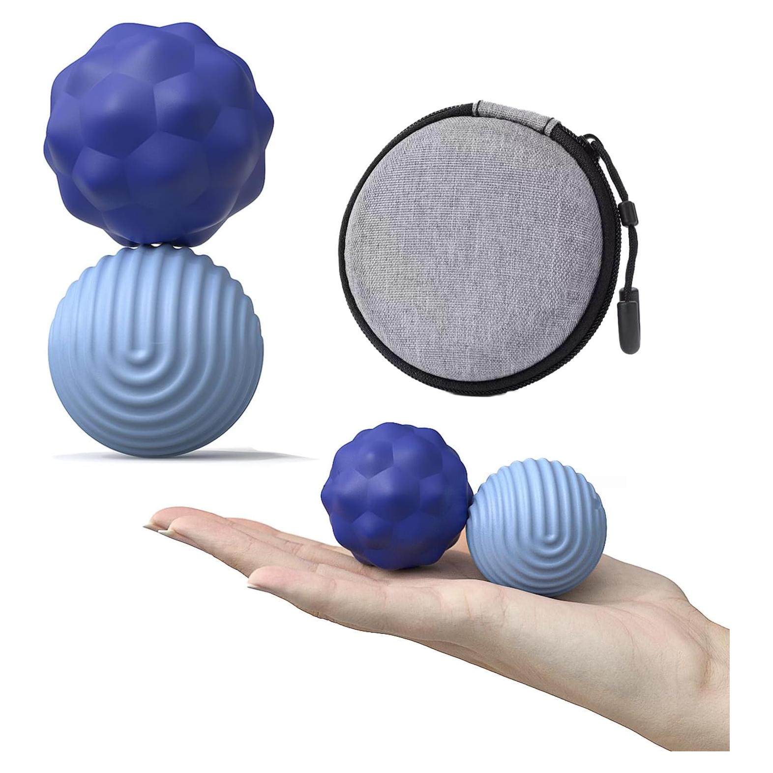 Bolas Magnéticas Antiestrés de Silicona 40mm xw - Azul
