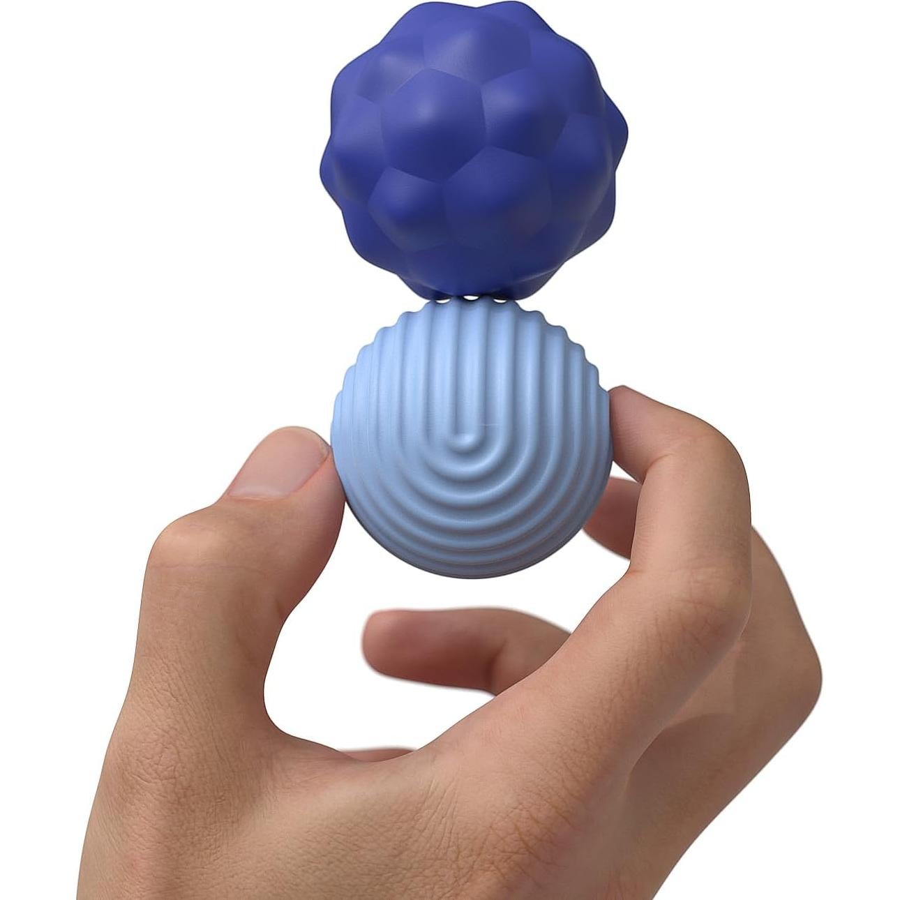 Bolas Magnéticas Antiestrés de Silicona 40mm xw - Azul