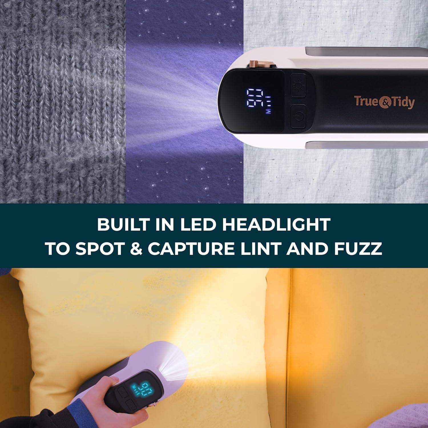 Afeitadora de Tela Recargable True & Tidy Turbo LED 6 Cuchillas