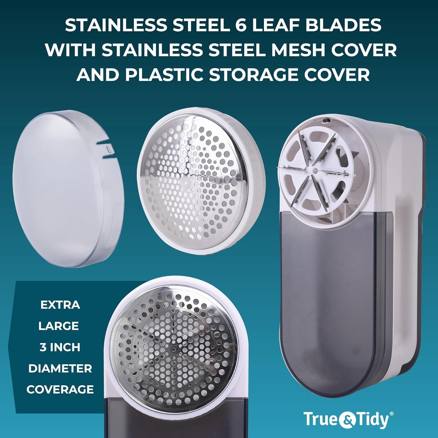 Afeitadora de Tela Recargable True & Tidy Turbo LED 6 Cuchillas