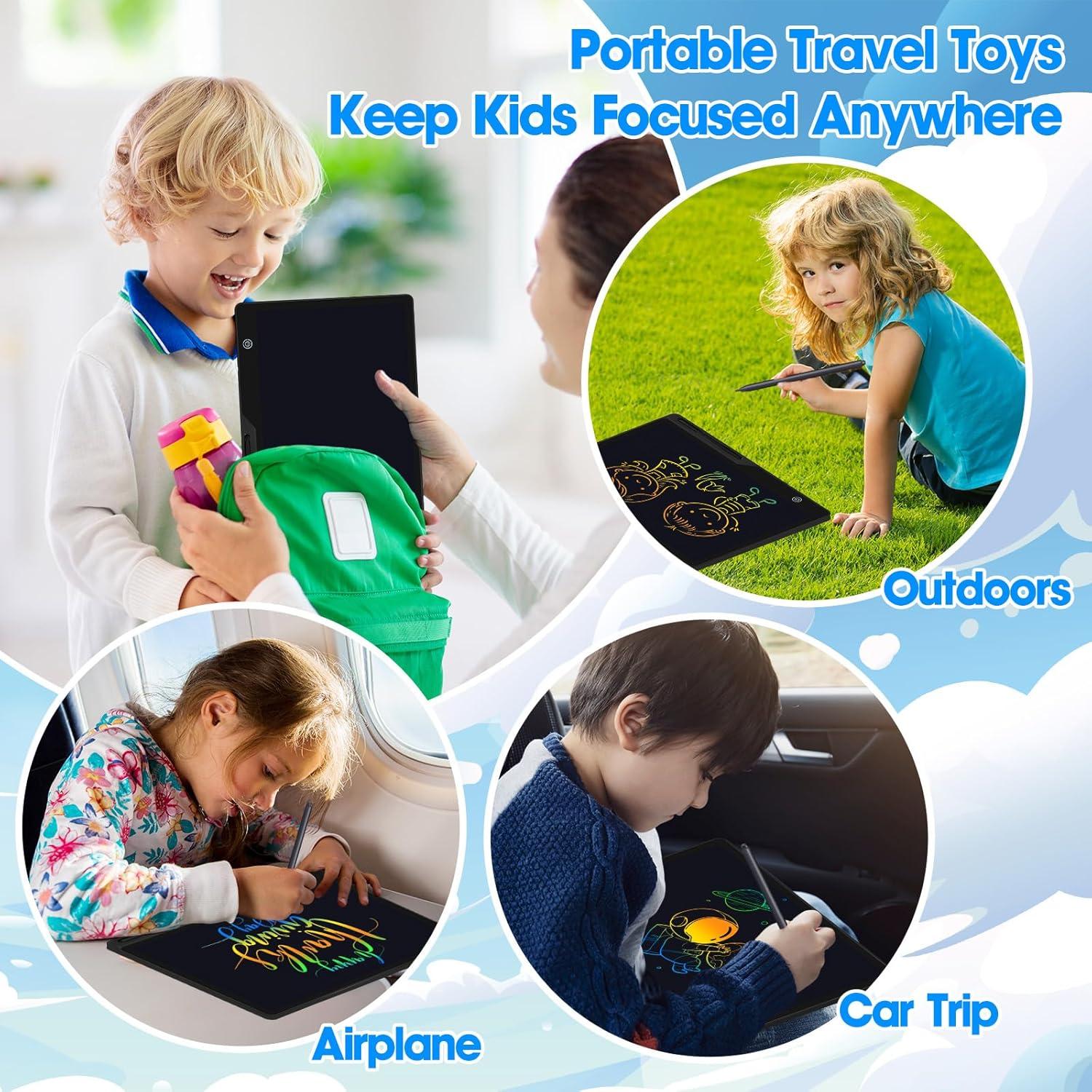 Tableta de Escritura LCD 16" POPERFUN para Niños - Dibujo Borrable