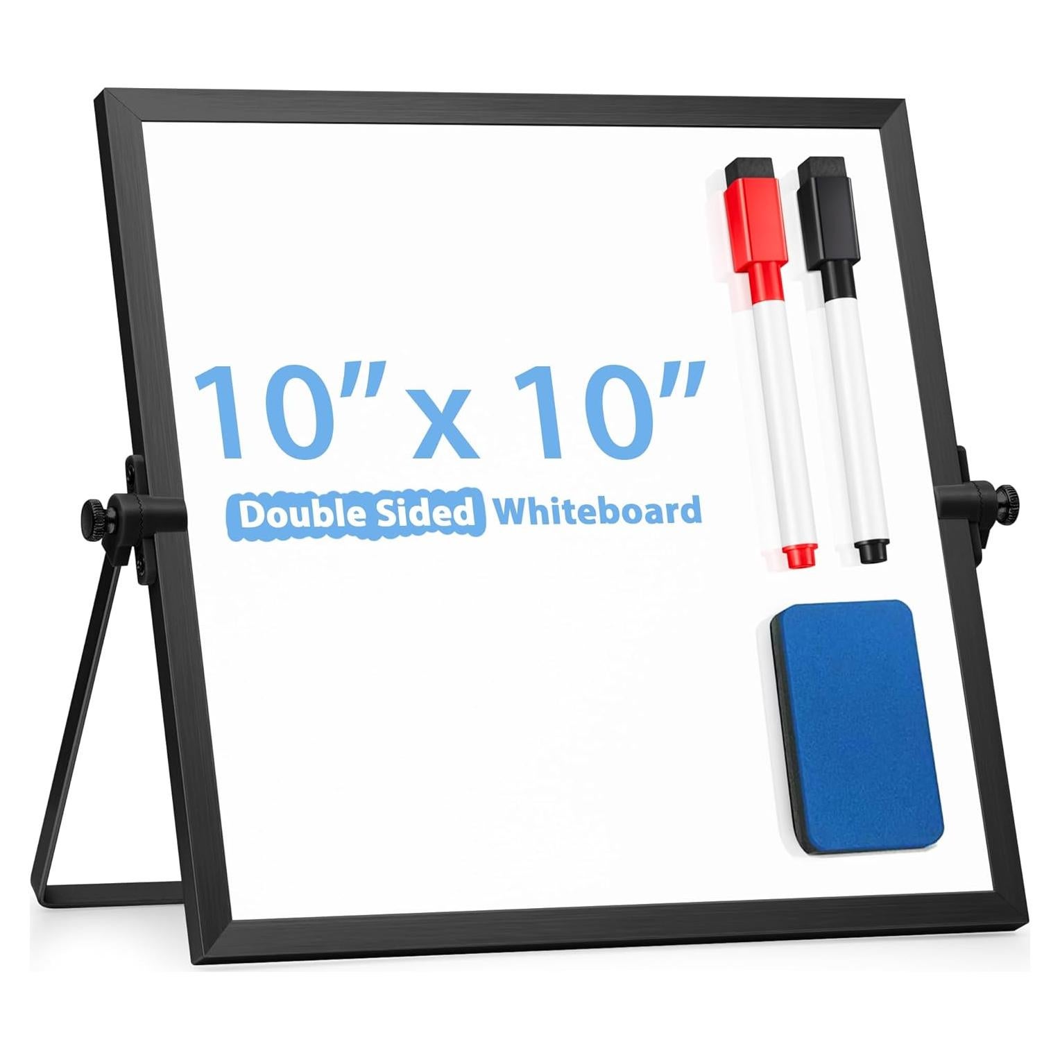 Pizarra Blanca Doble Cara ARCOBIS 25.4 cm Magnética para Escritorio