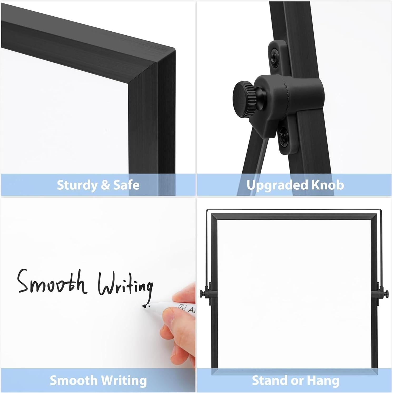 Pizarra Blanca Doble Cara ARCOBIS 25.4 cm Magnética para Escritorio