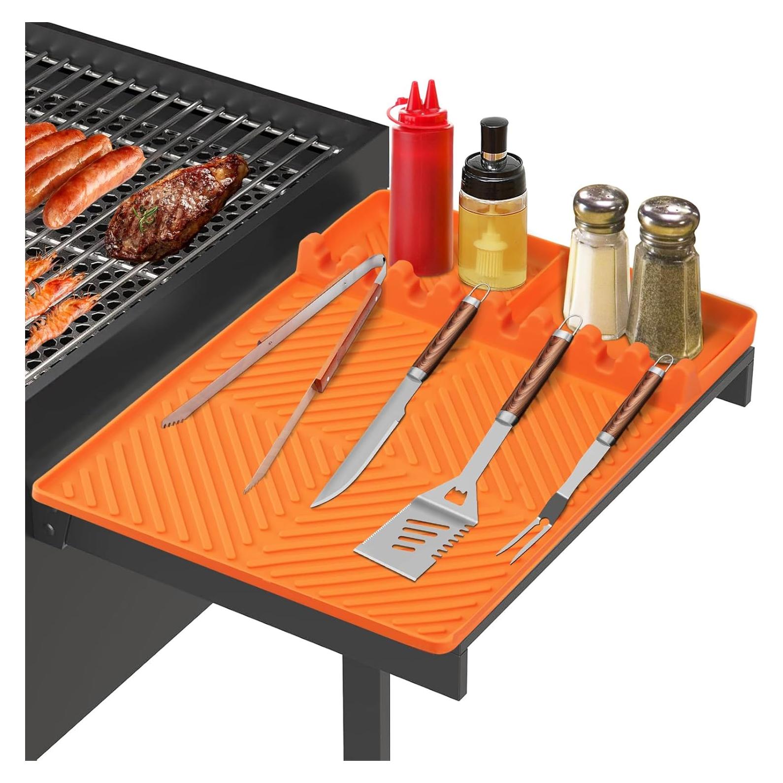 Alfombrilla de Silicona para Parrilla Bakbarbe 40.6x29.2cm Naranja