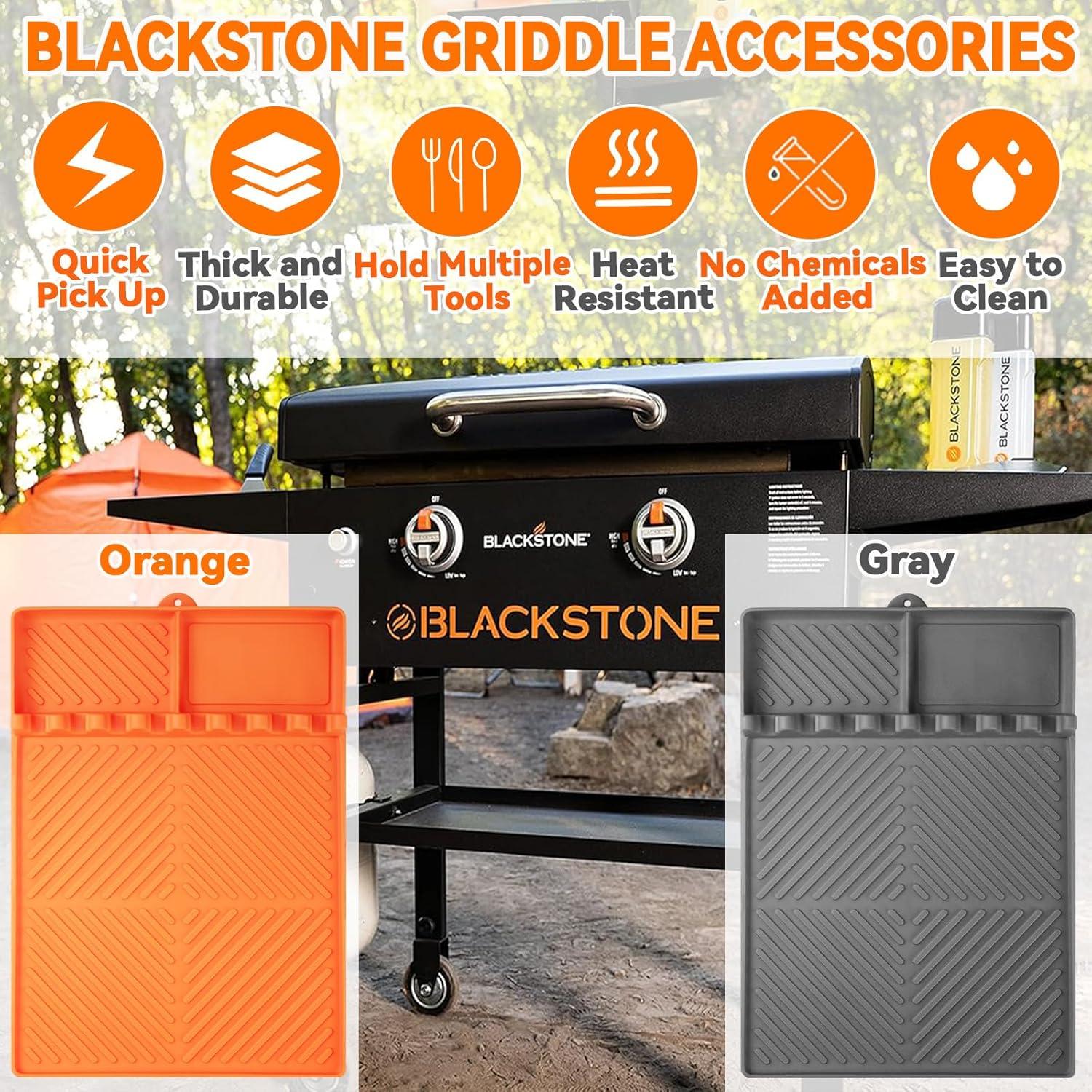 Alfombrilla de Silicona para Parrilla Bakbarbe 40.6x29.2cm Naranja