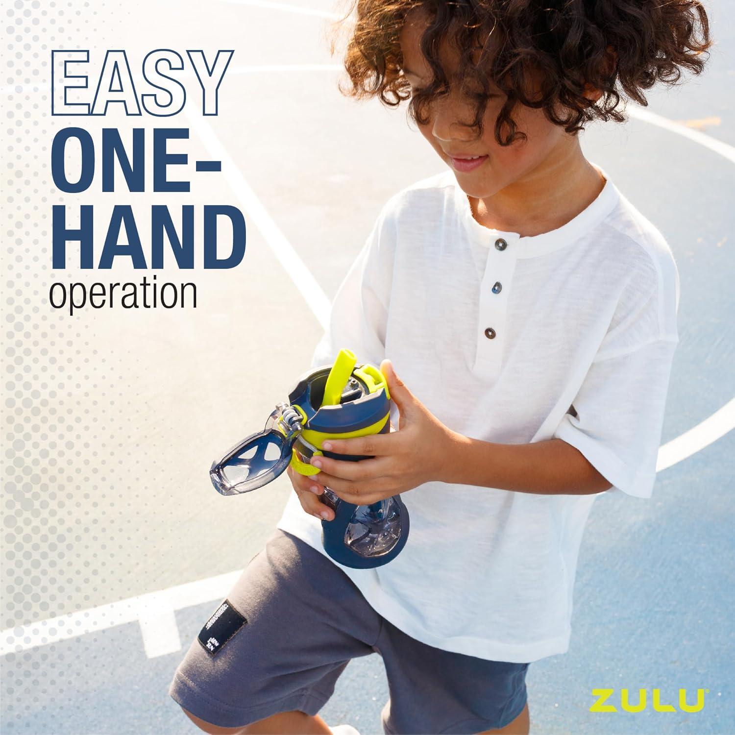 Botella de Agua ZULU Torque 340ml con Tapa a Prueba de Fugas