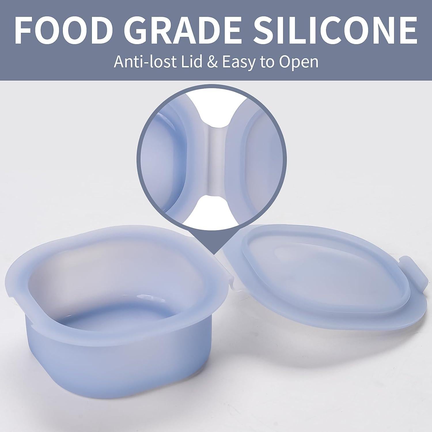 Sartén para Huevos Dootafy con Tapa y Moldes de Silicona 3pcs