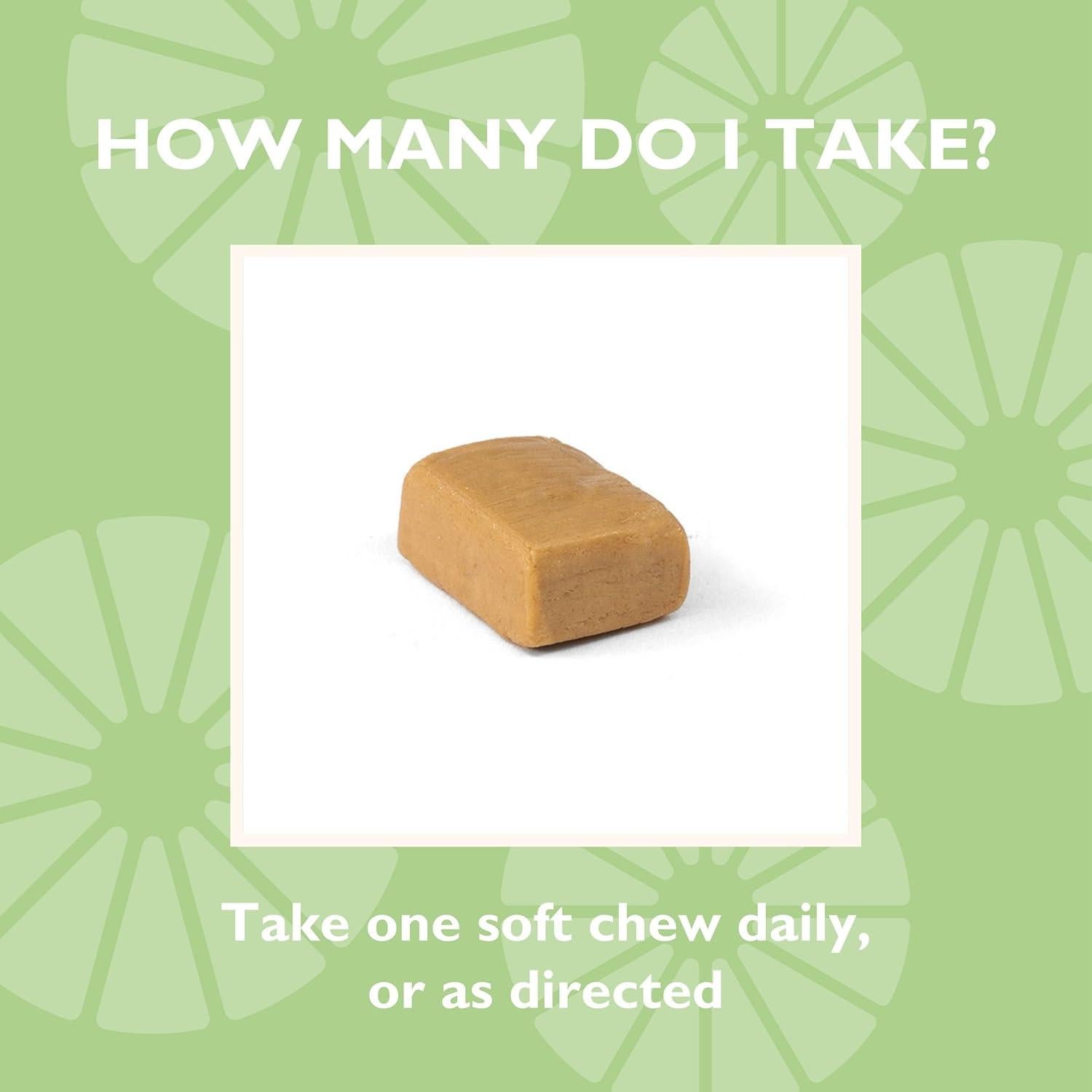 Caramelos Blandos de Calcio Celebrar 500mg + 500 IU Vitamina D3 - 90 Unidades