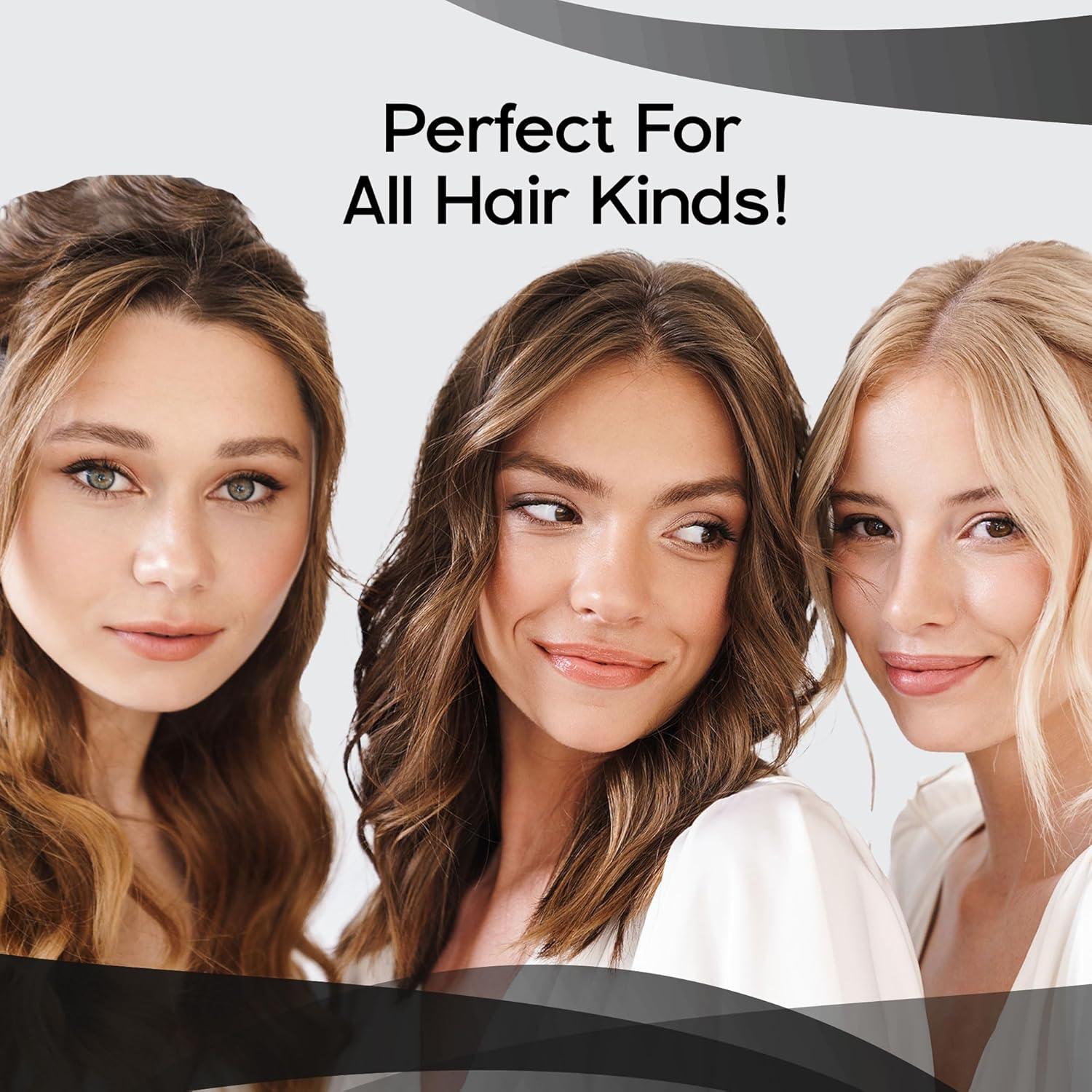 Cepillo Desenredante Herstyler Negro para Cabello Grueso