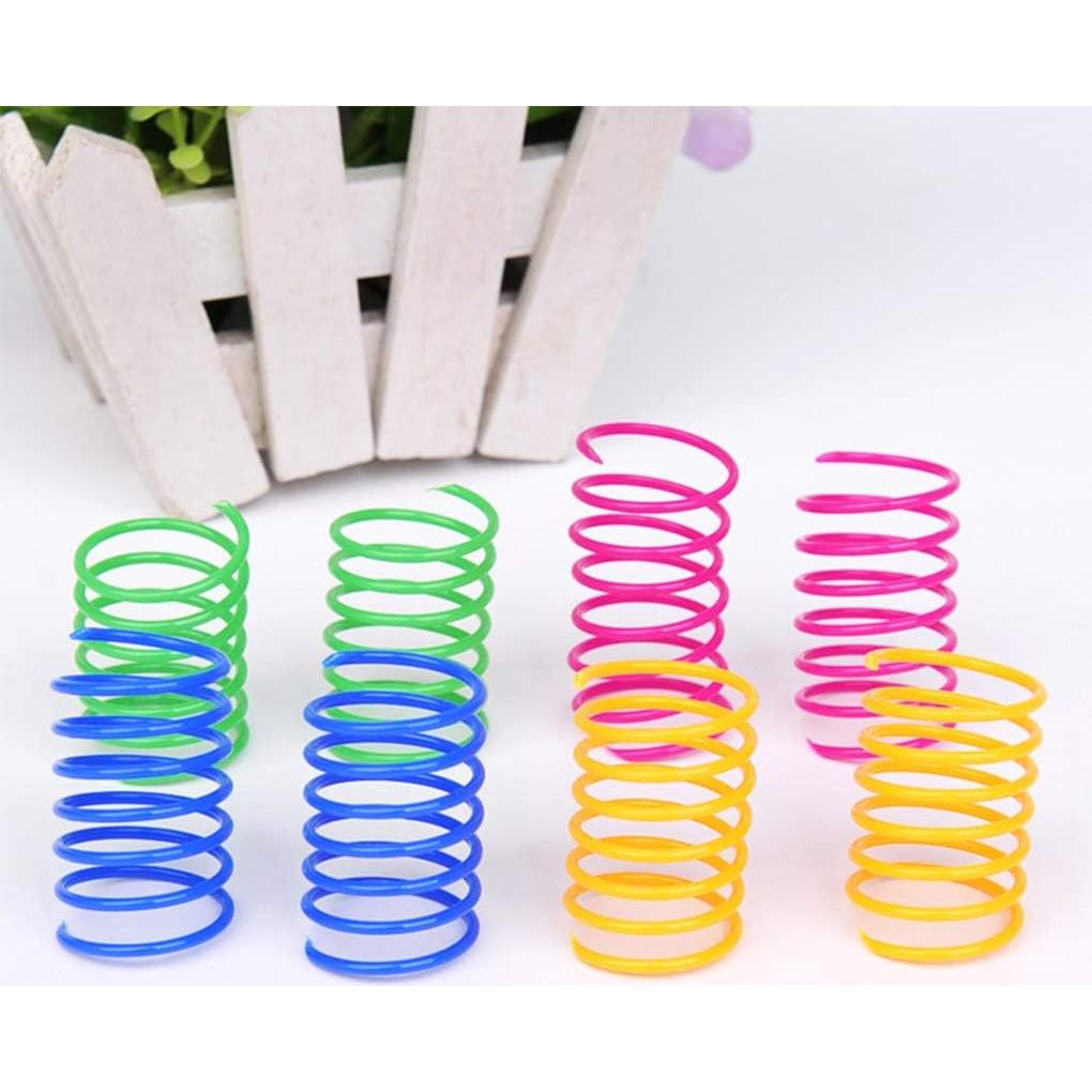 Juguete Espiral para Gatos Andiker - 12 Piezas Coloridas