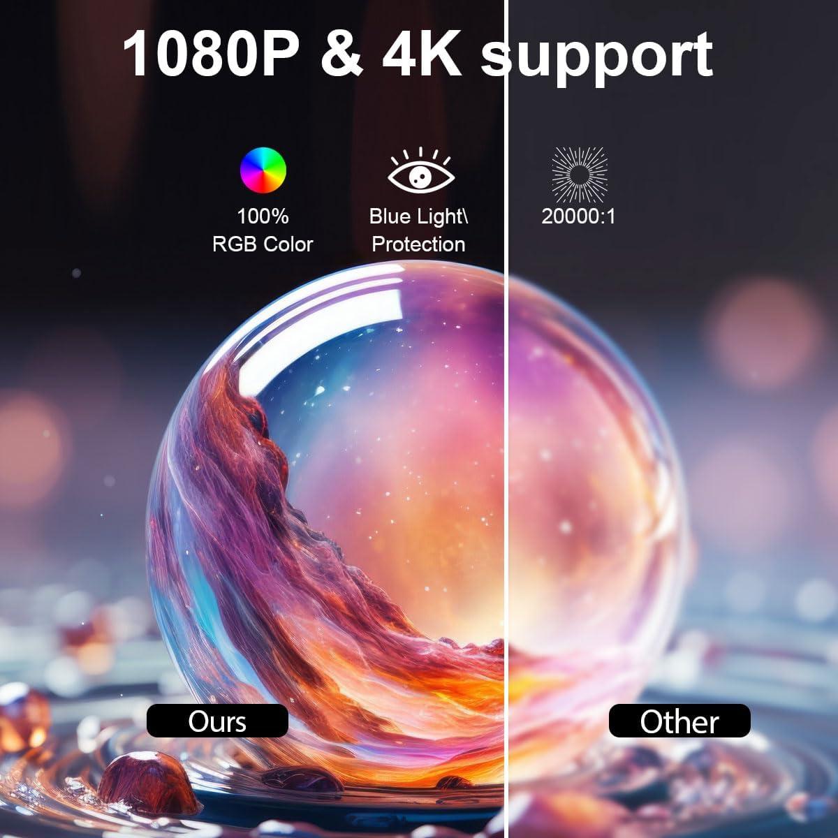 Proyector Inteligente Polaring N6 4K WiFi Bluetooth 1080P