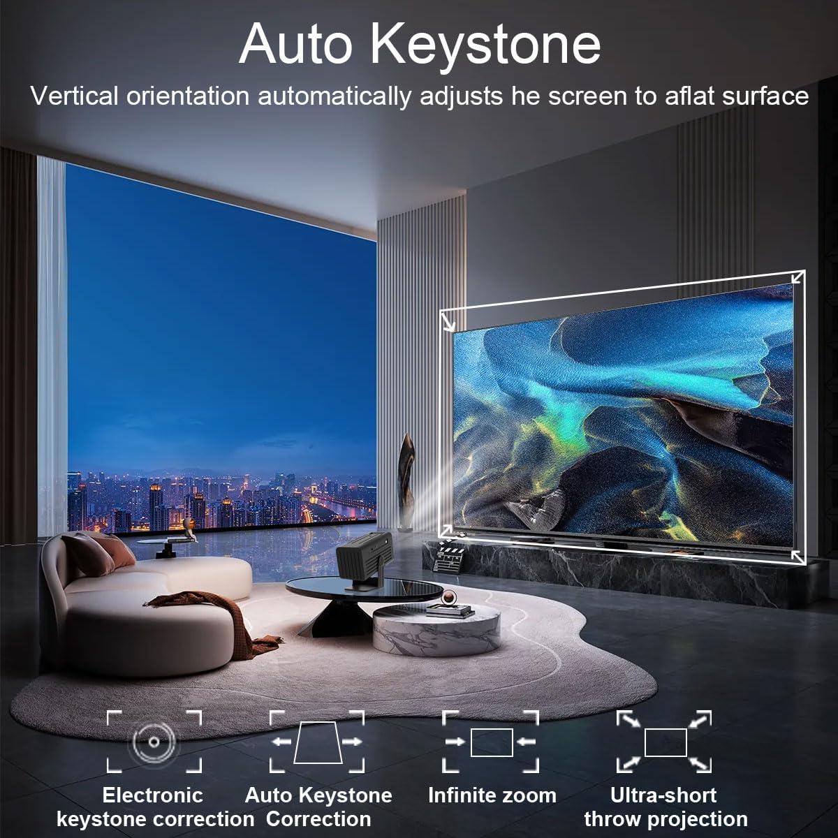 Proyector Inteligente Polaring N6 4K WiFi Bluetooth 1080P