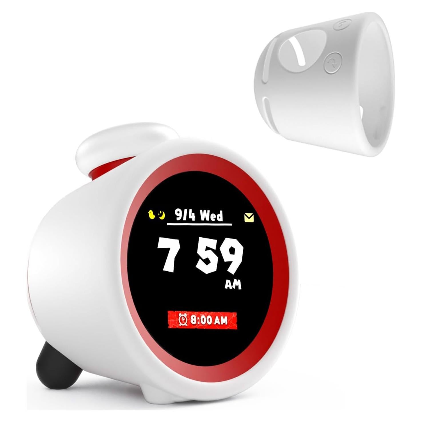 Funda Protectora DLseego para Sound Clock Alarmo - Silicona Transparente