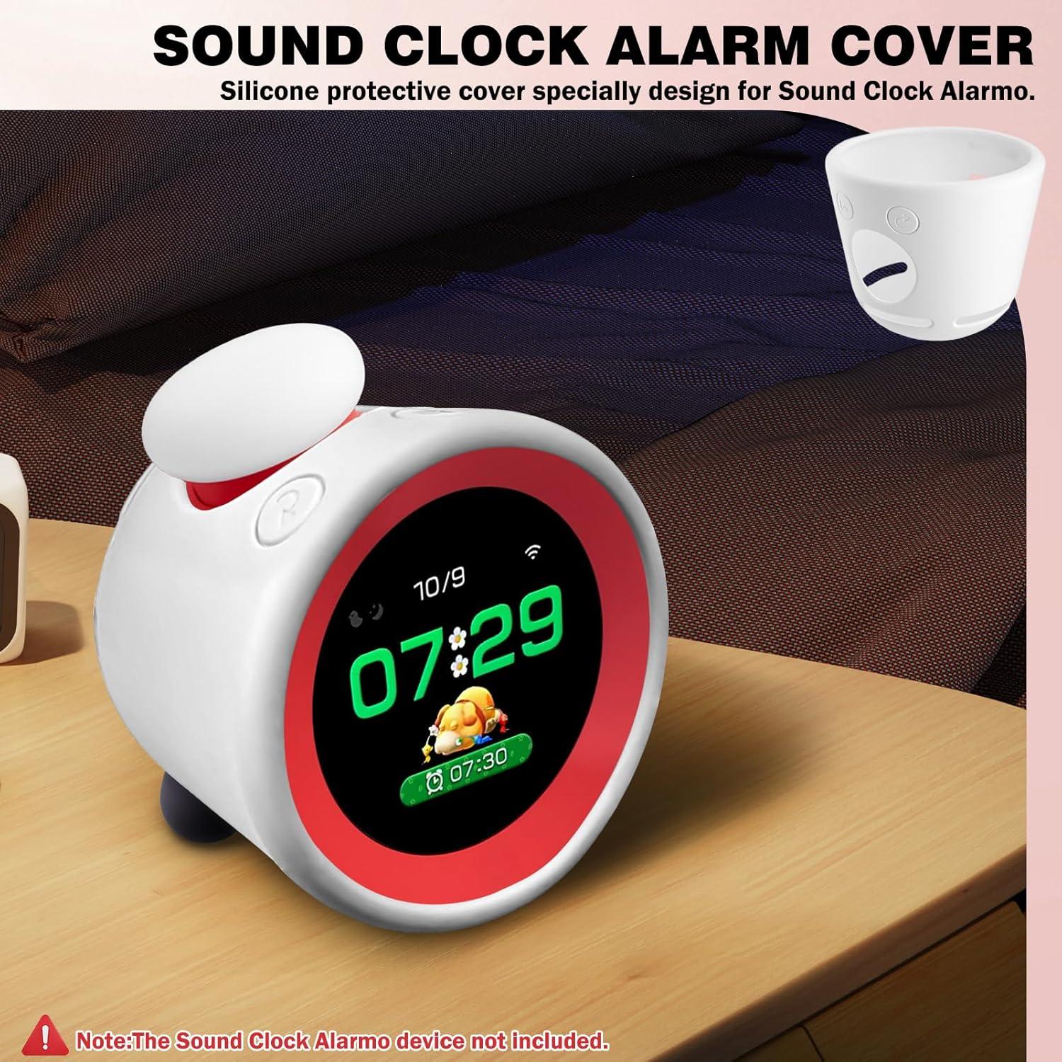 Funda Protectora DLseego para Sound Clock Alarmo - Silicona Transparente